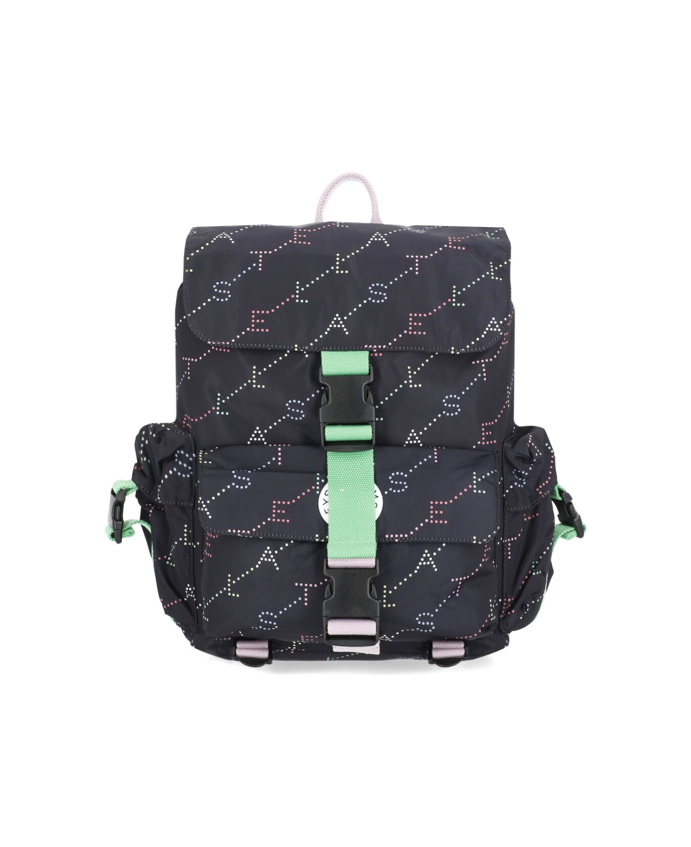 Stella McCartney Backpack With Logo - Nero