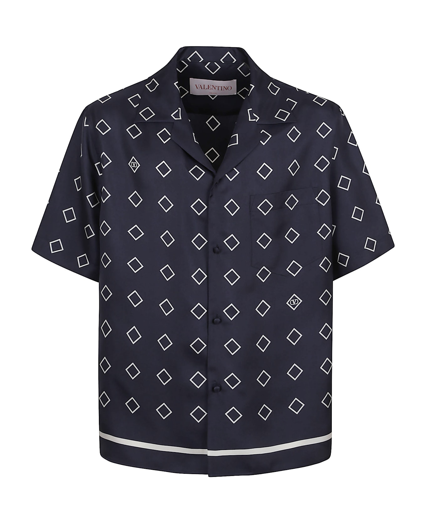 Valentino Garavani Camicia Bowling - Se Blu Burro