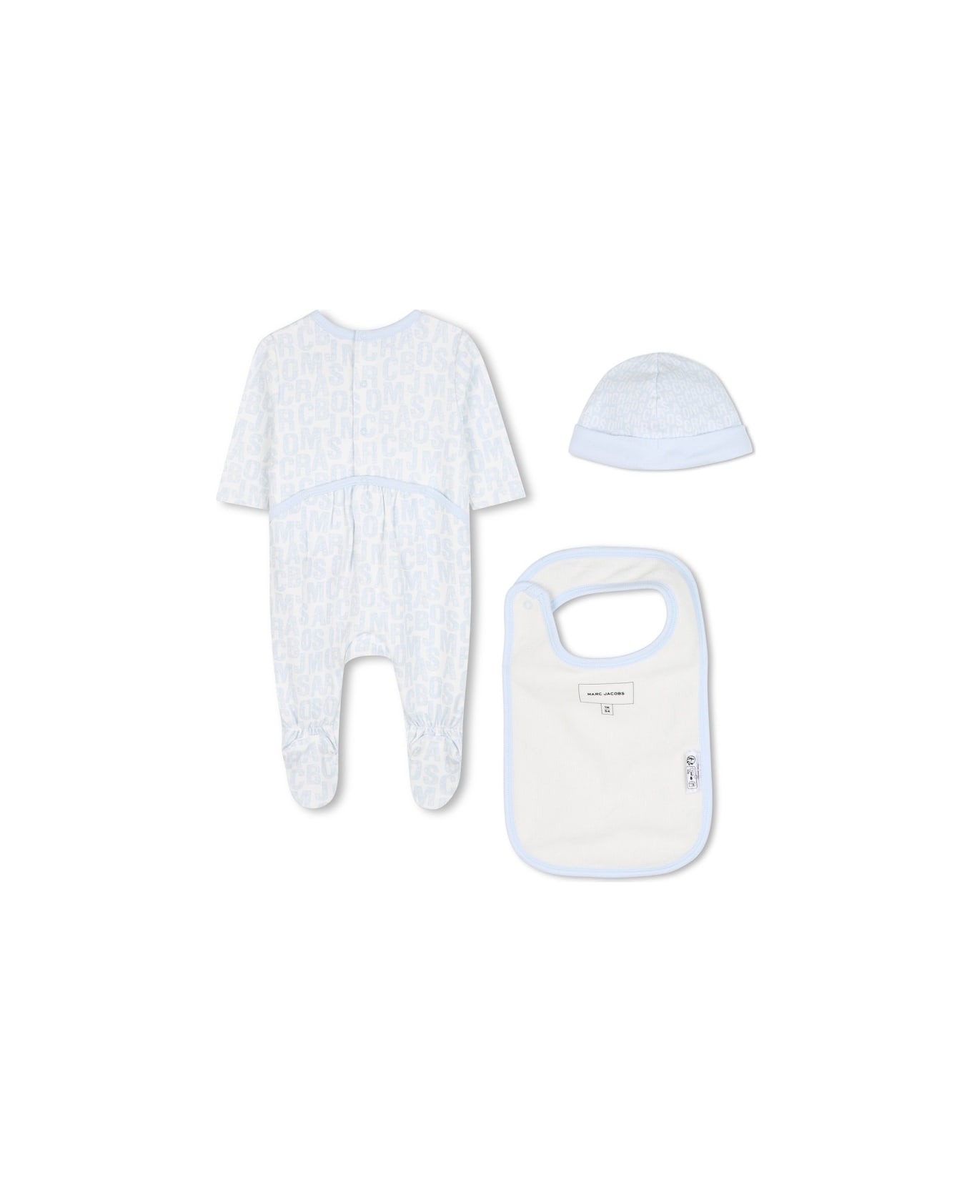 Marc Jacobs Pajama Set With Gag And Hat - BLUE