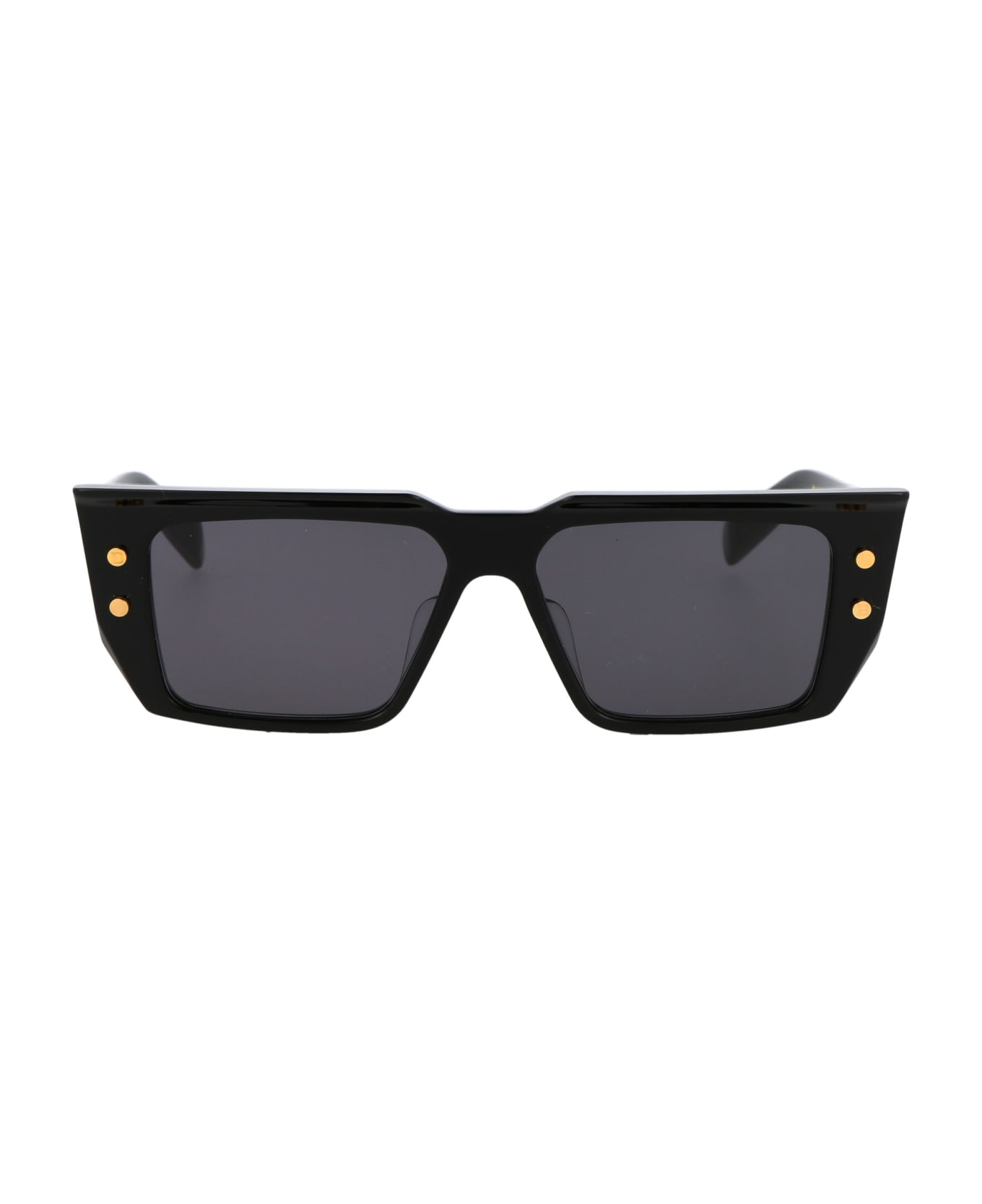 Balmain B - Vi Sunglasses - BLACK GOLD W/ DARK GREY