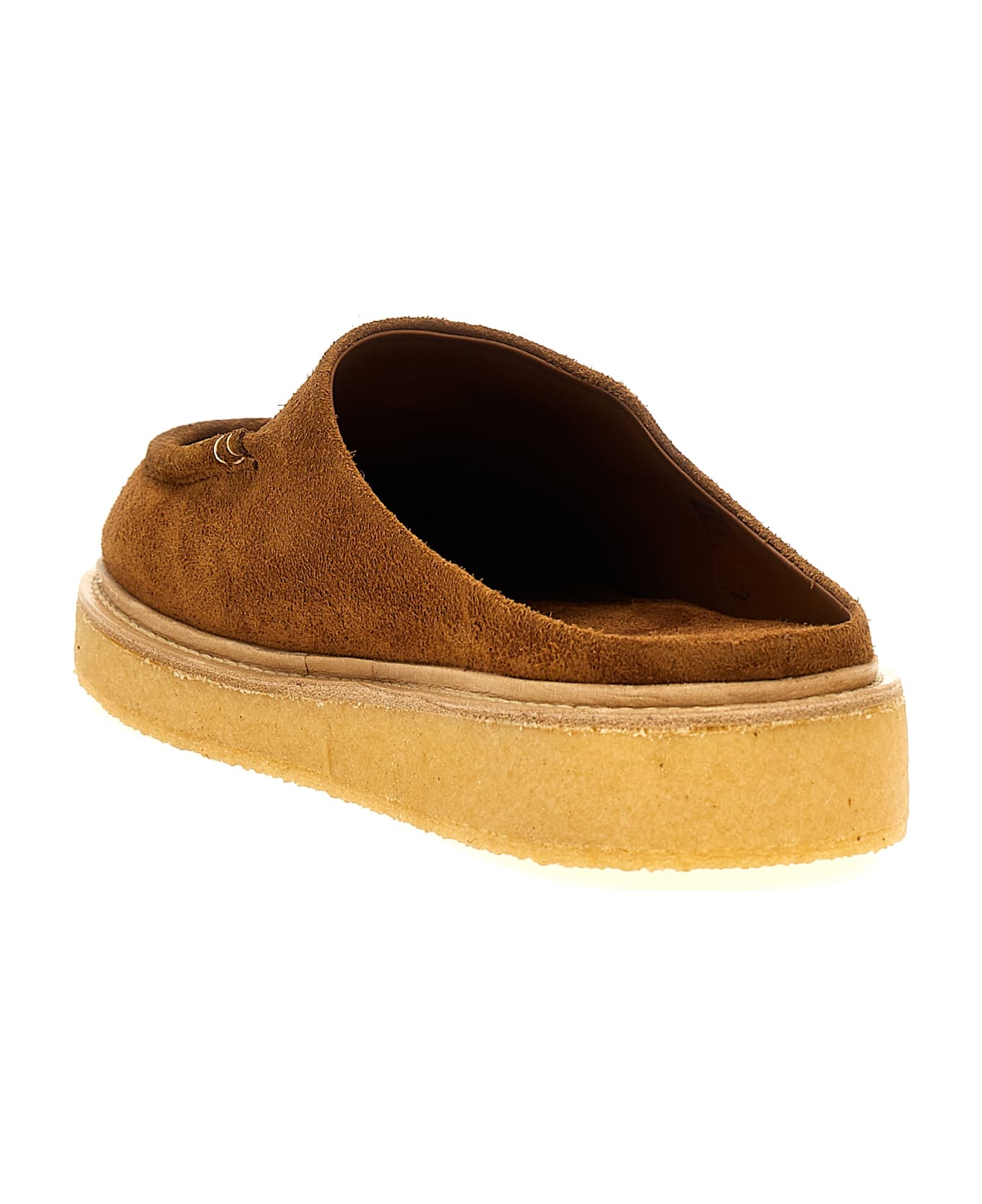 Marni Suede Sabot - Brown