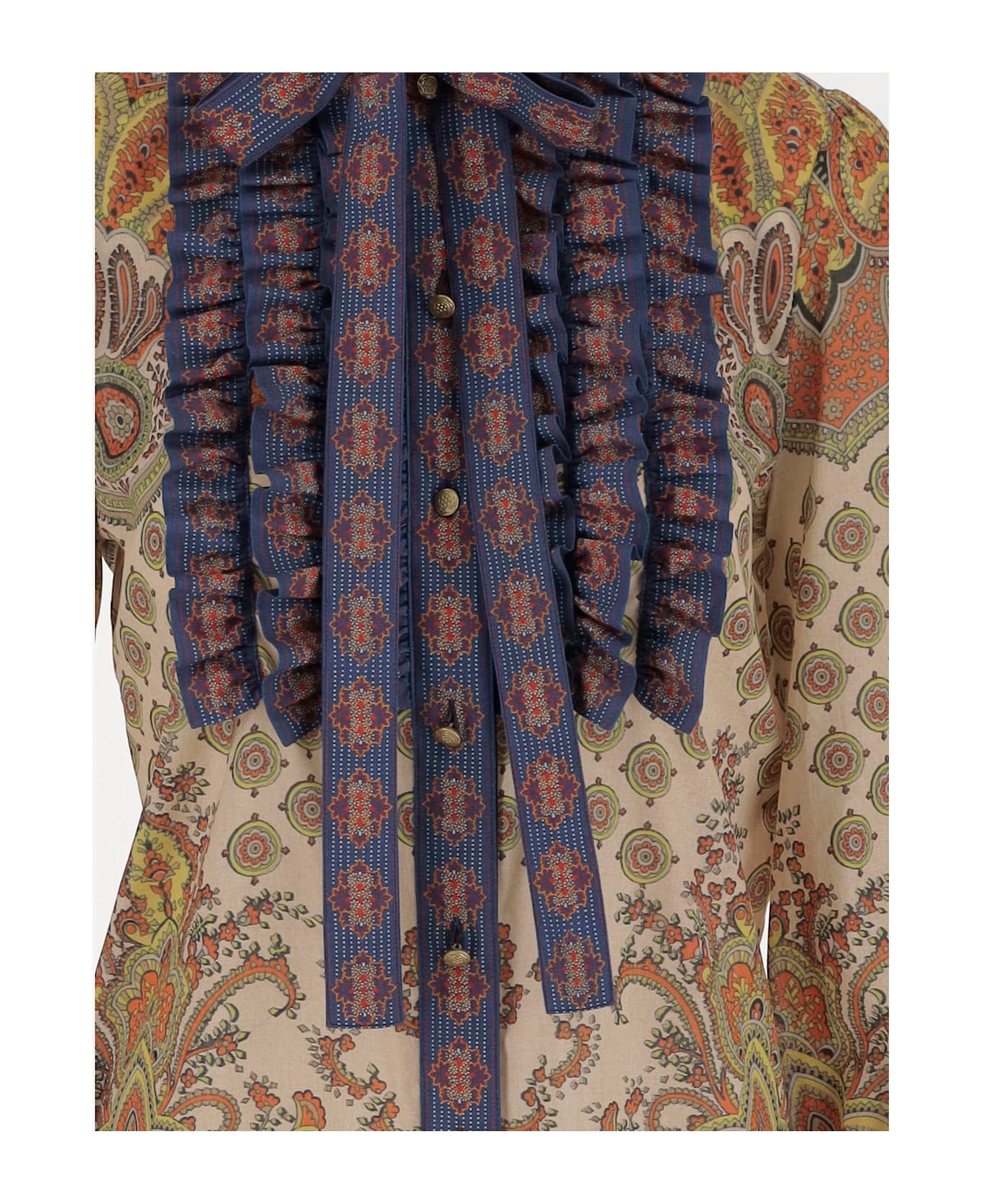 Valentino Printed Muslin Shirt - BETULLAMULTICOLOR