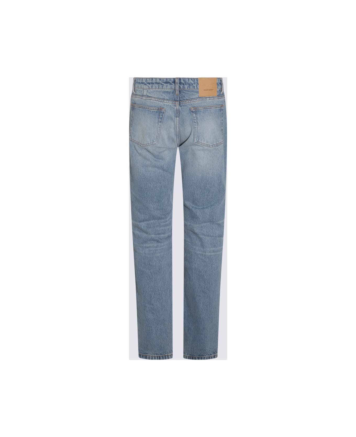 Ami Alexandre Mattiussi Blue Cotton Denim Jeans - BLUE