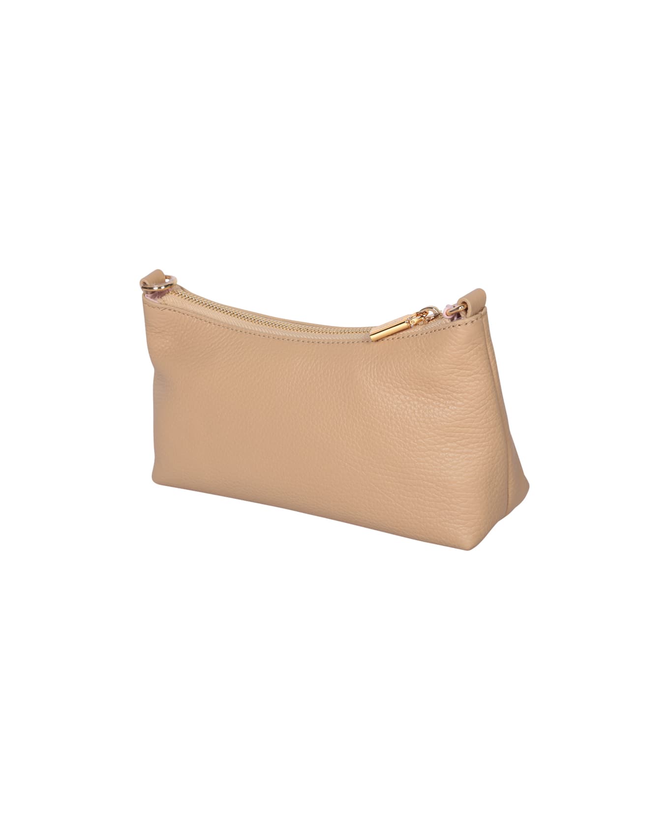 Coccinelle Aura Beige Leather Bag - Beige ショルダーバッグ
