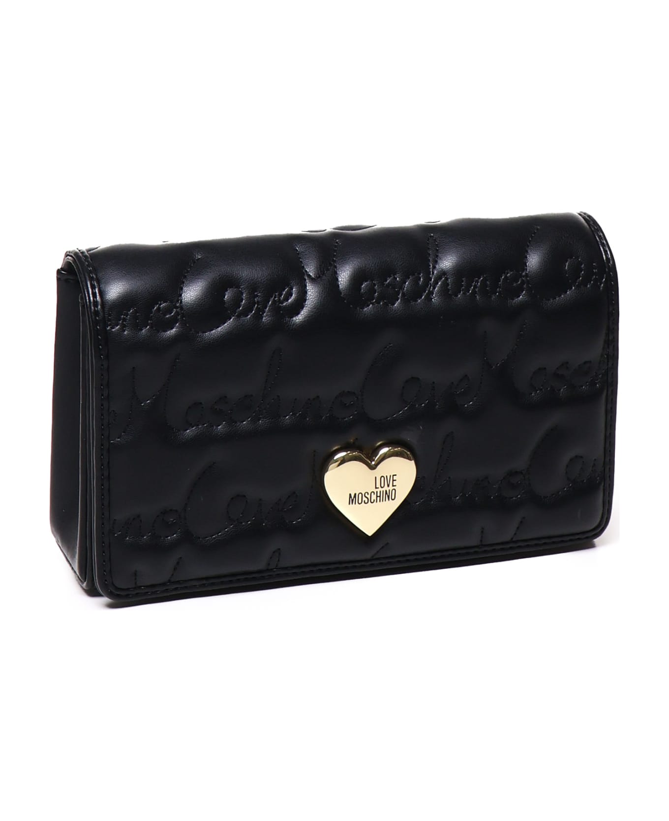 Love Moschino Shoulder Bag Logo - Black