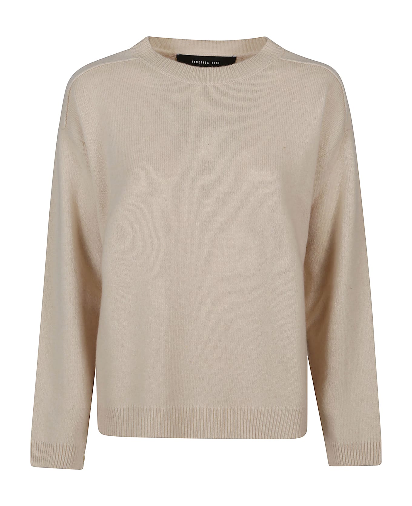 Federica Tosi Moc Neck Sweater - Panna