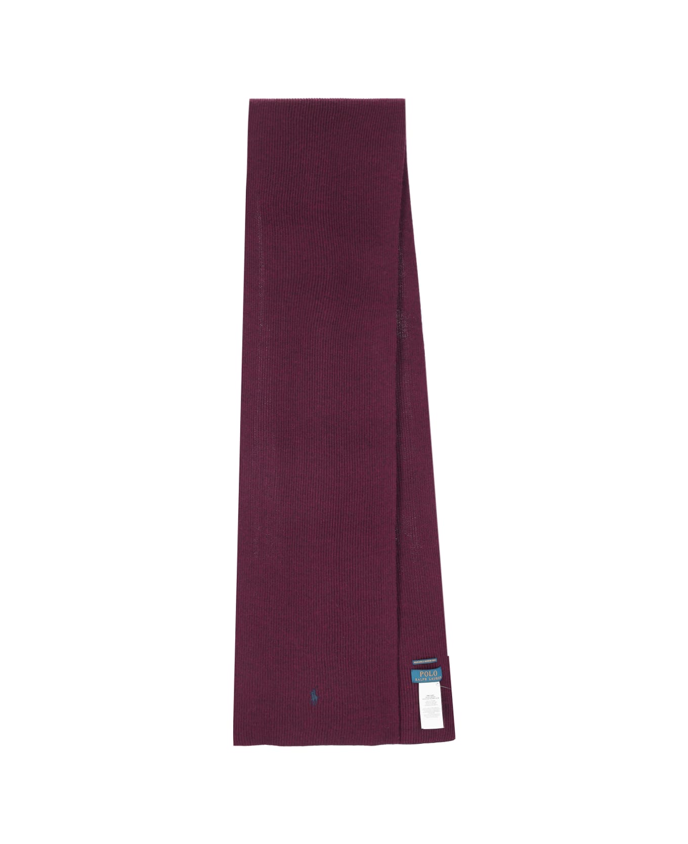 Ralph Lauren Wool Scarf - AGED WINE HEATHER