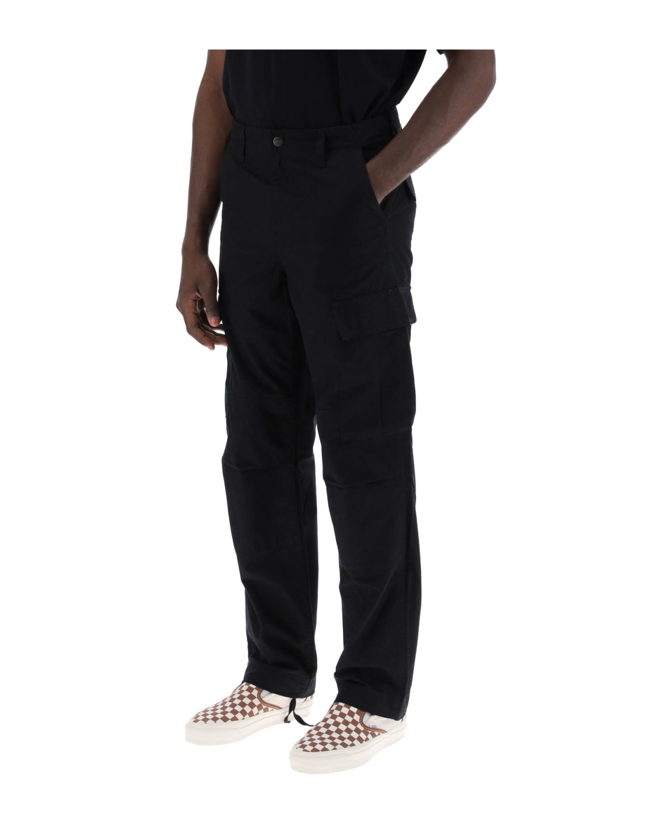Carhartt Ripstop Cotton Cargo Pants - BLACK