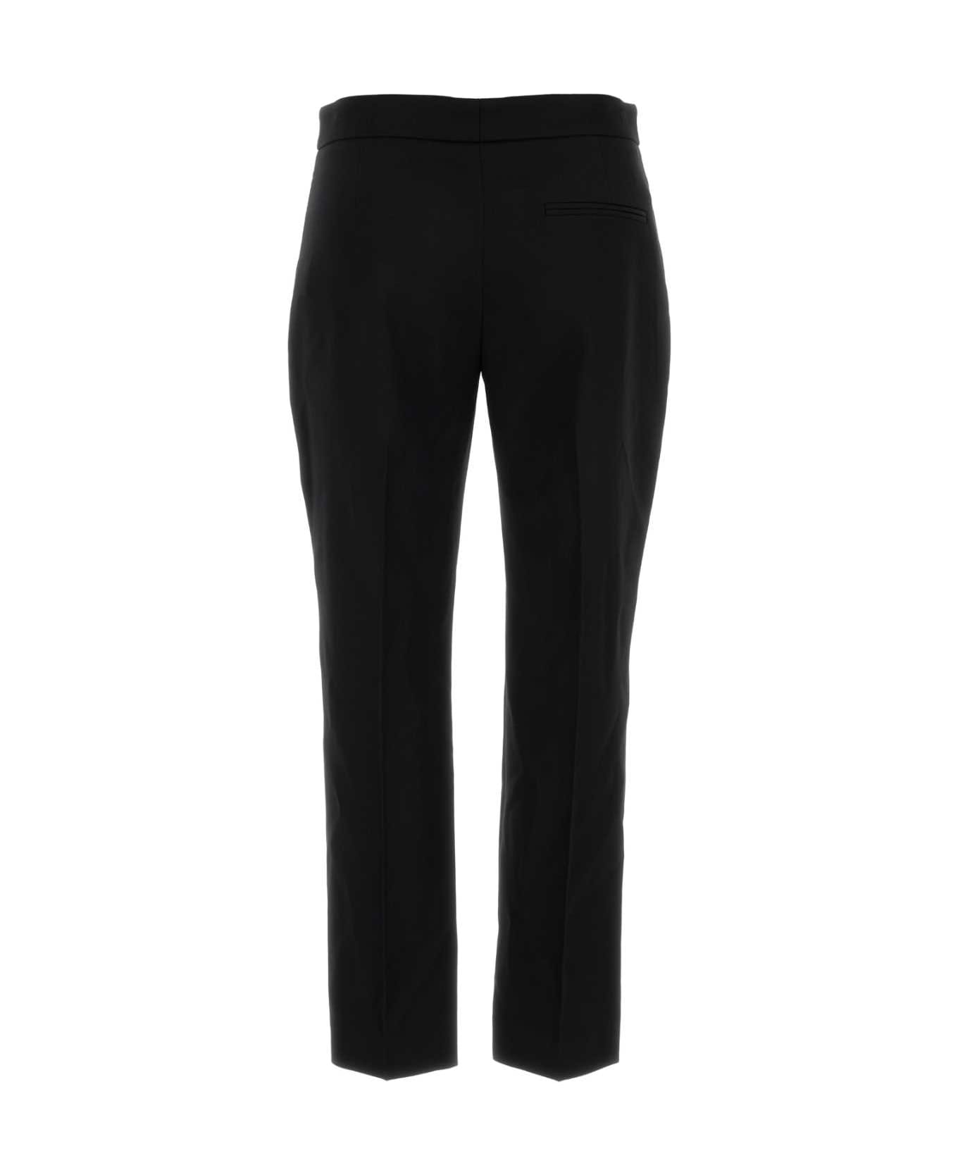 Alexander McQueen Black Wool Pant - Black