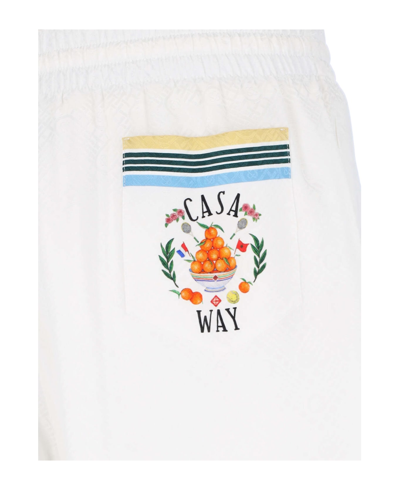 Casablanca 'casa Way' Shorts - White