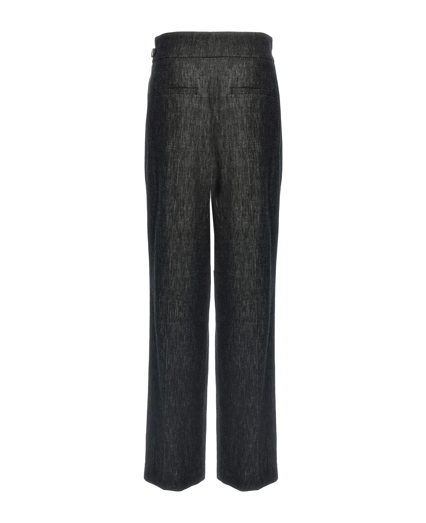 Brunello Cucinelli Strap Detail Jeans - Black  