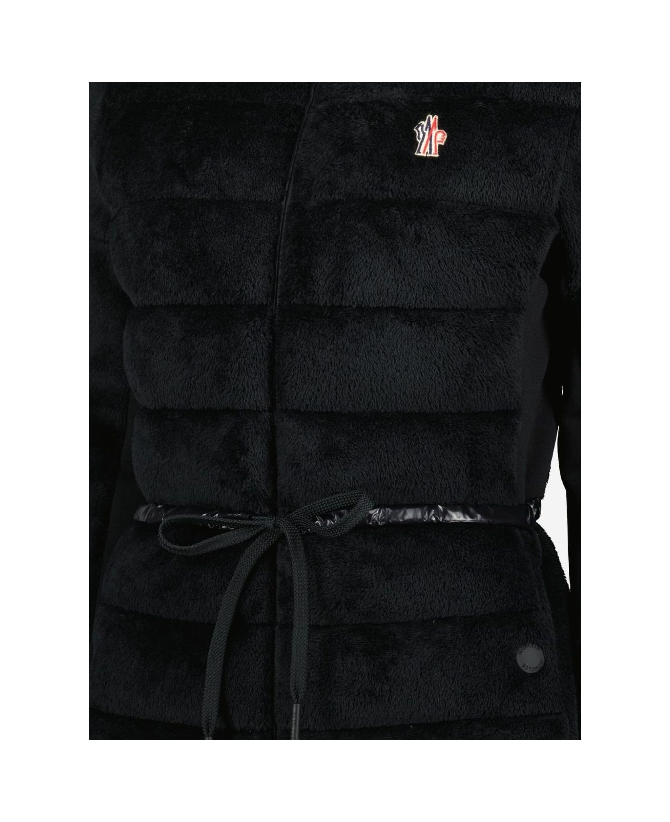 Moncler Grenoble Zip-up Polartec Jacket - Black
