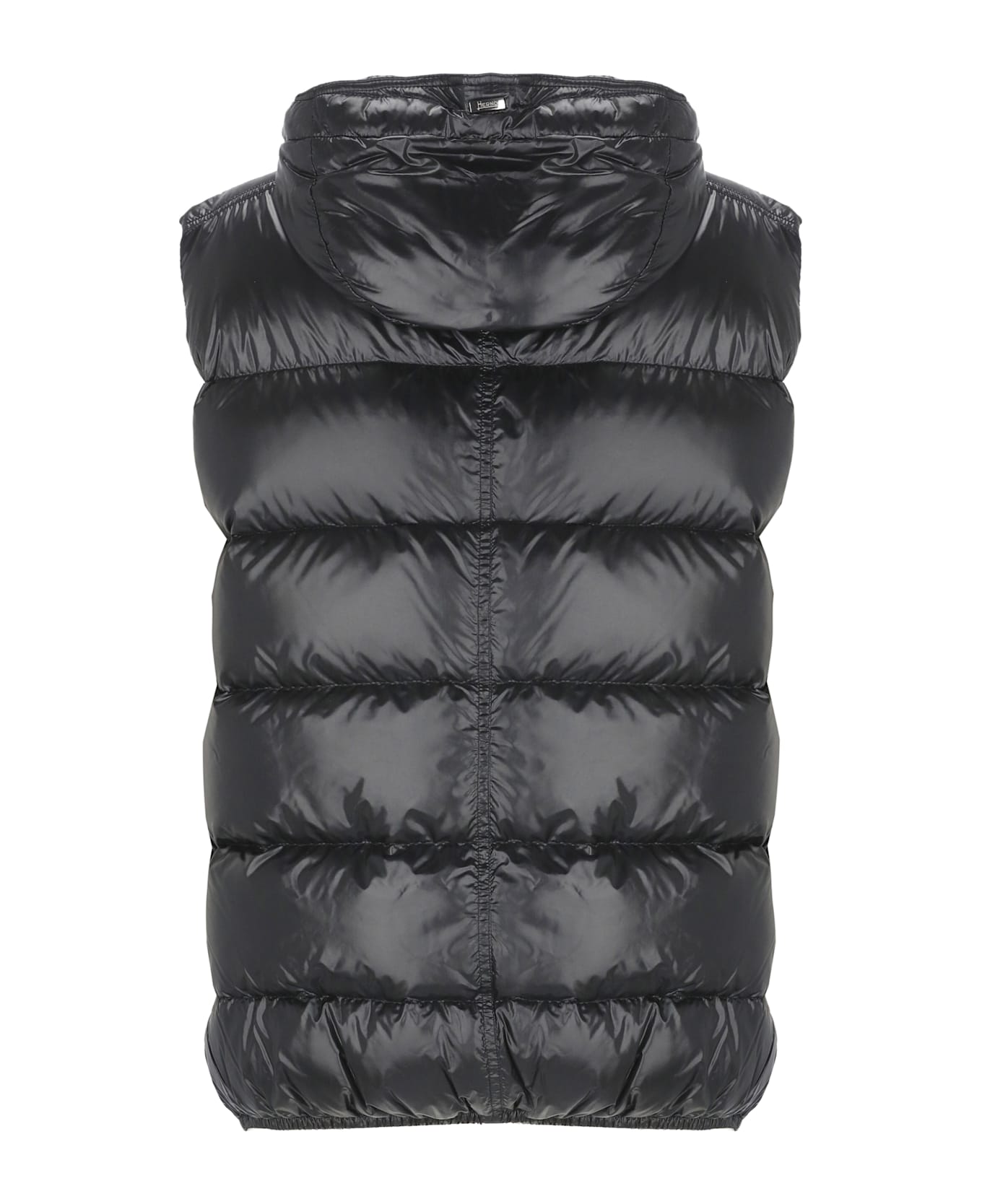 Herno Quilted Vest - Black