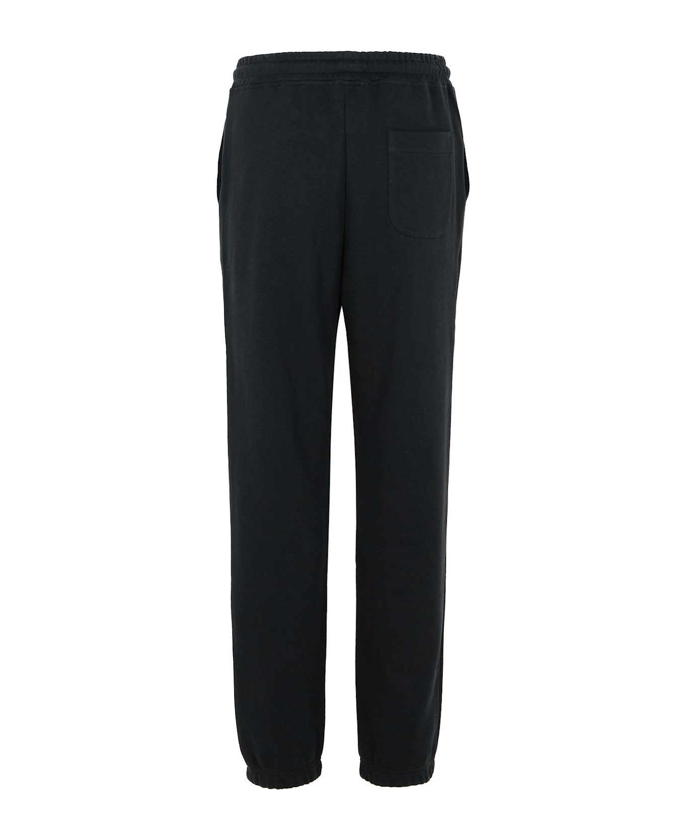M05CH1N0 Jeans Black Cotton Joggers - Black