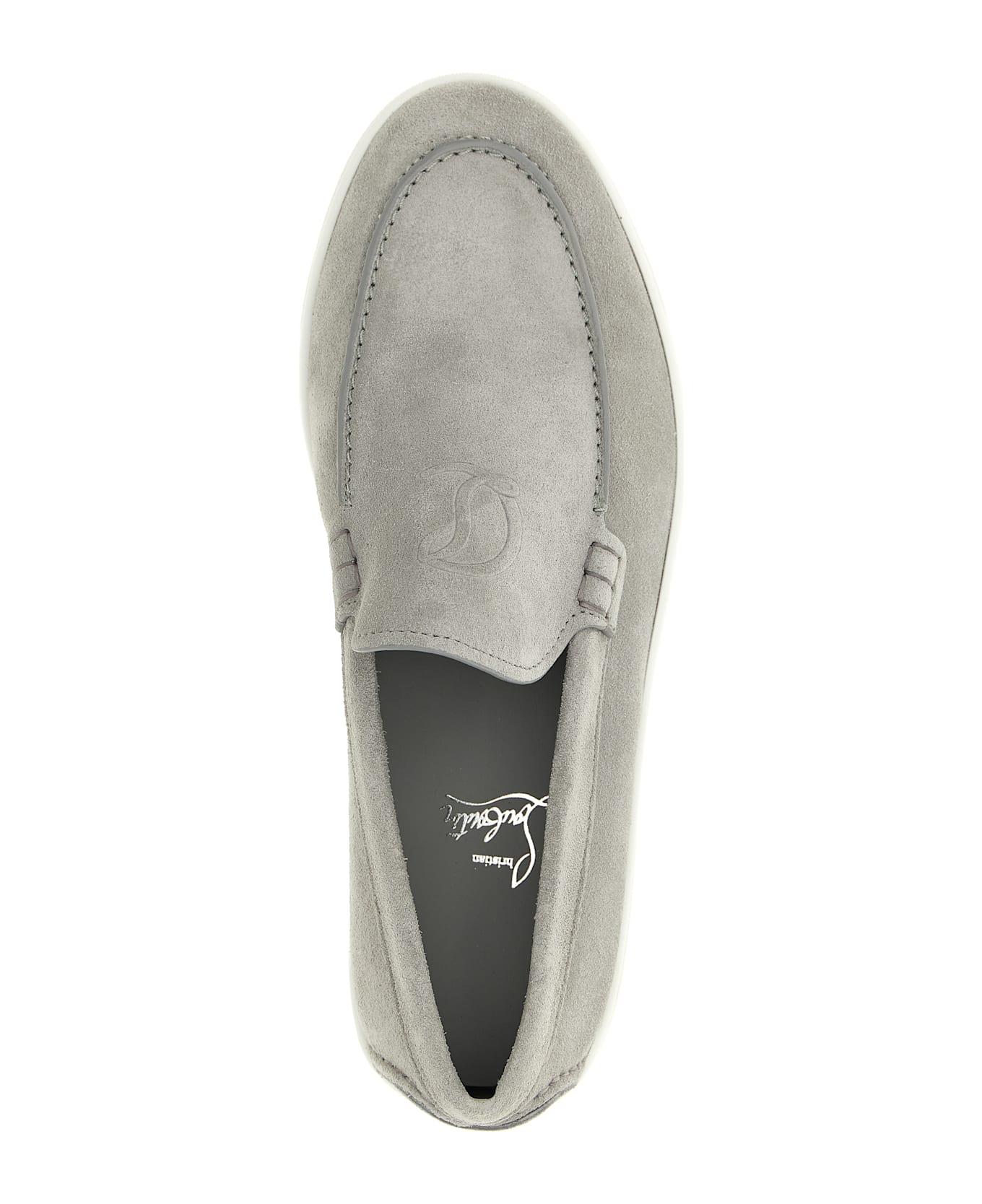 Christian Louboutin 
moonboat
 Loafers - Gray
