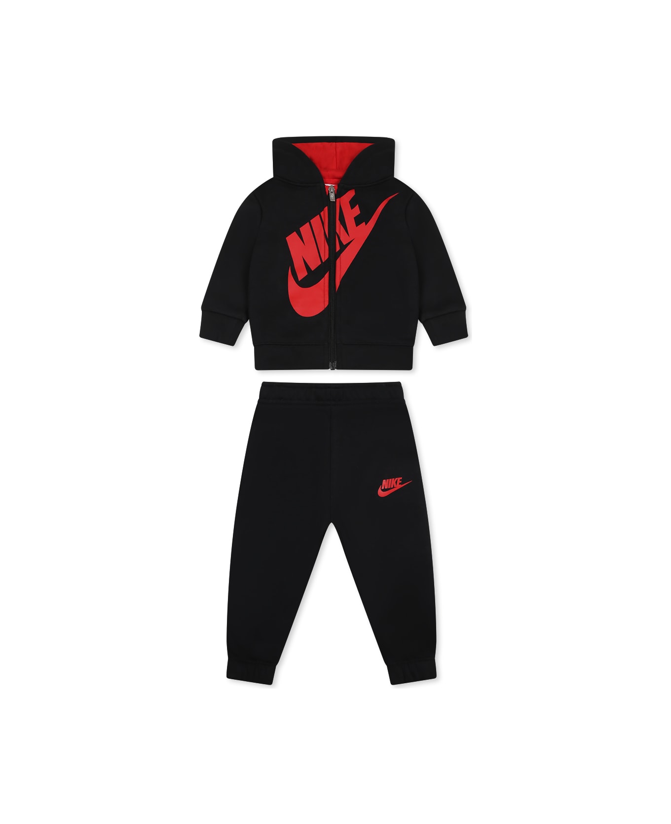 Nike Black Suit For Baby Boy With Swoosh - Black