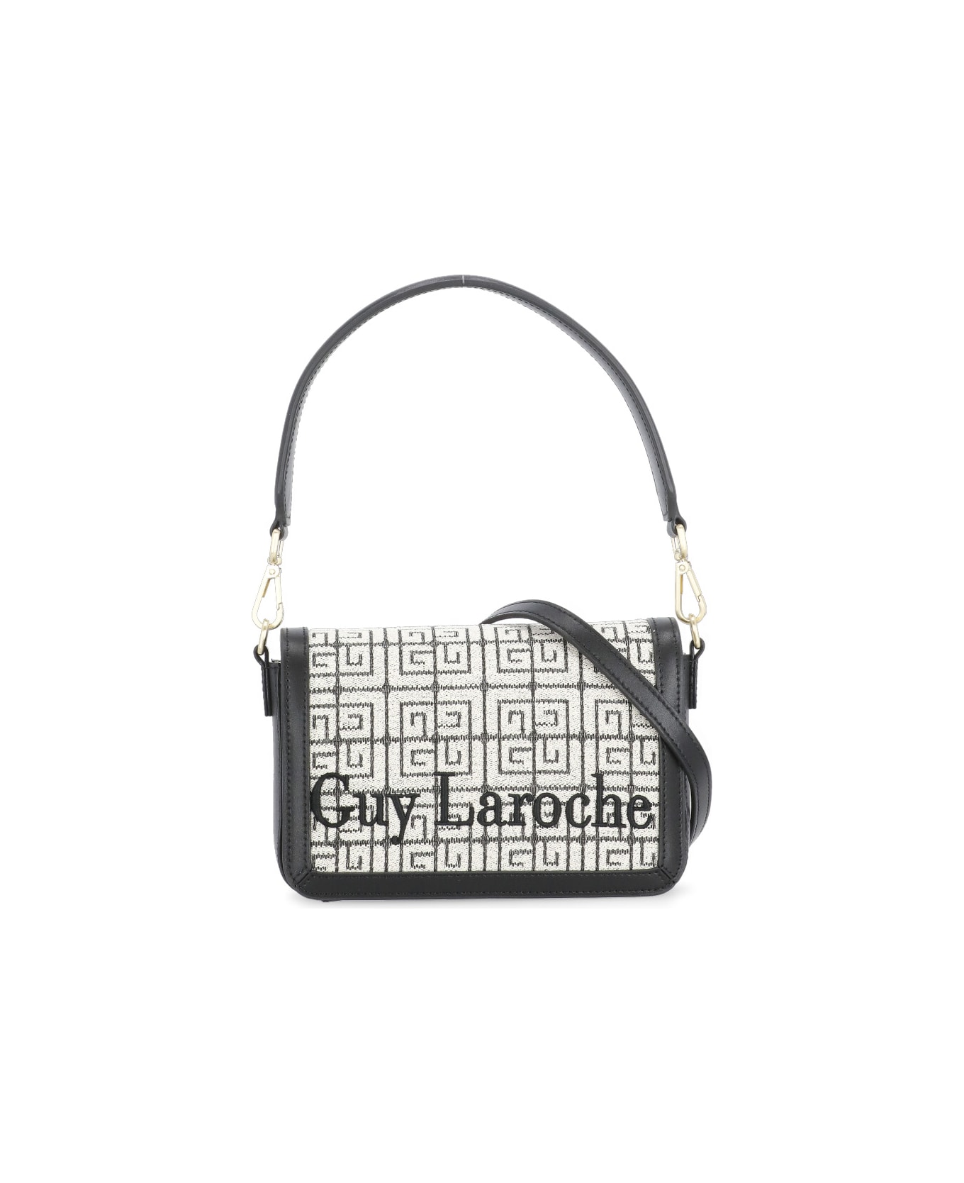 Guy Laroche Monogram Shoulder Bag - Black ショルダーバッグ