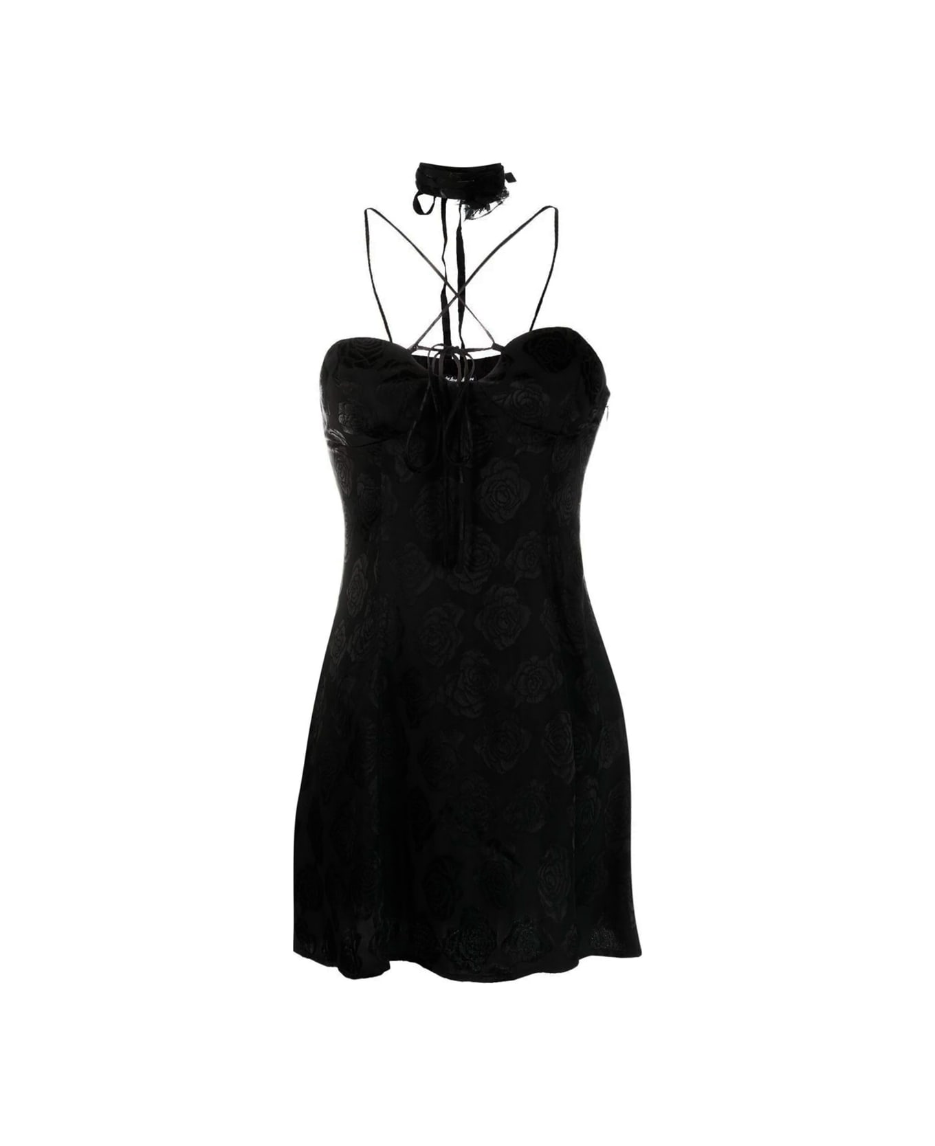 For Love & Lemons Melody Mini Dress - Black
