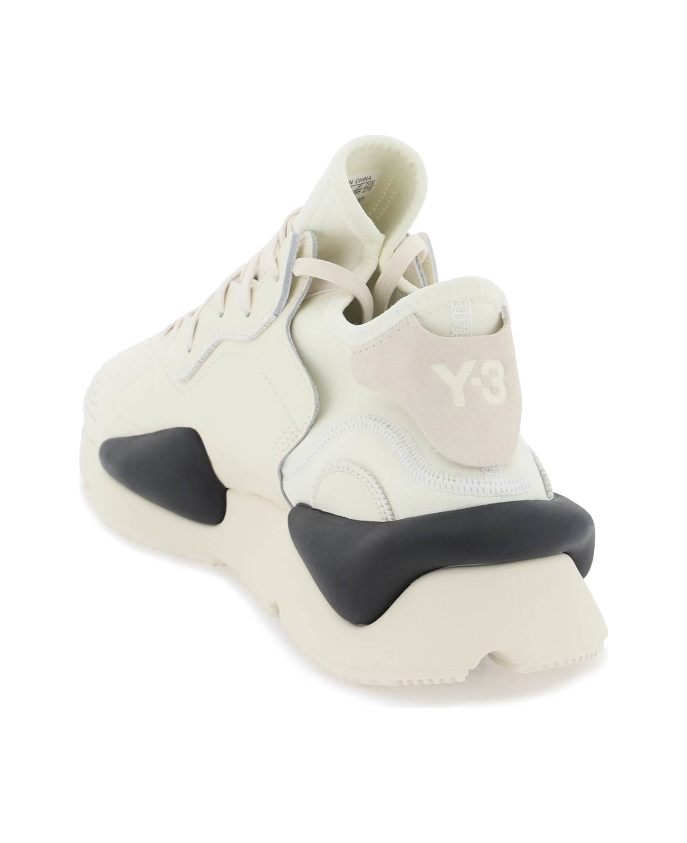 Y-3 Kaiwa Sneakers - CREWHT OWHITE BLACK (White)