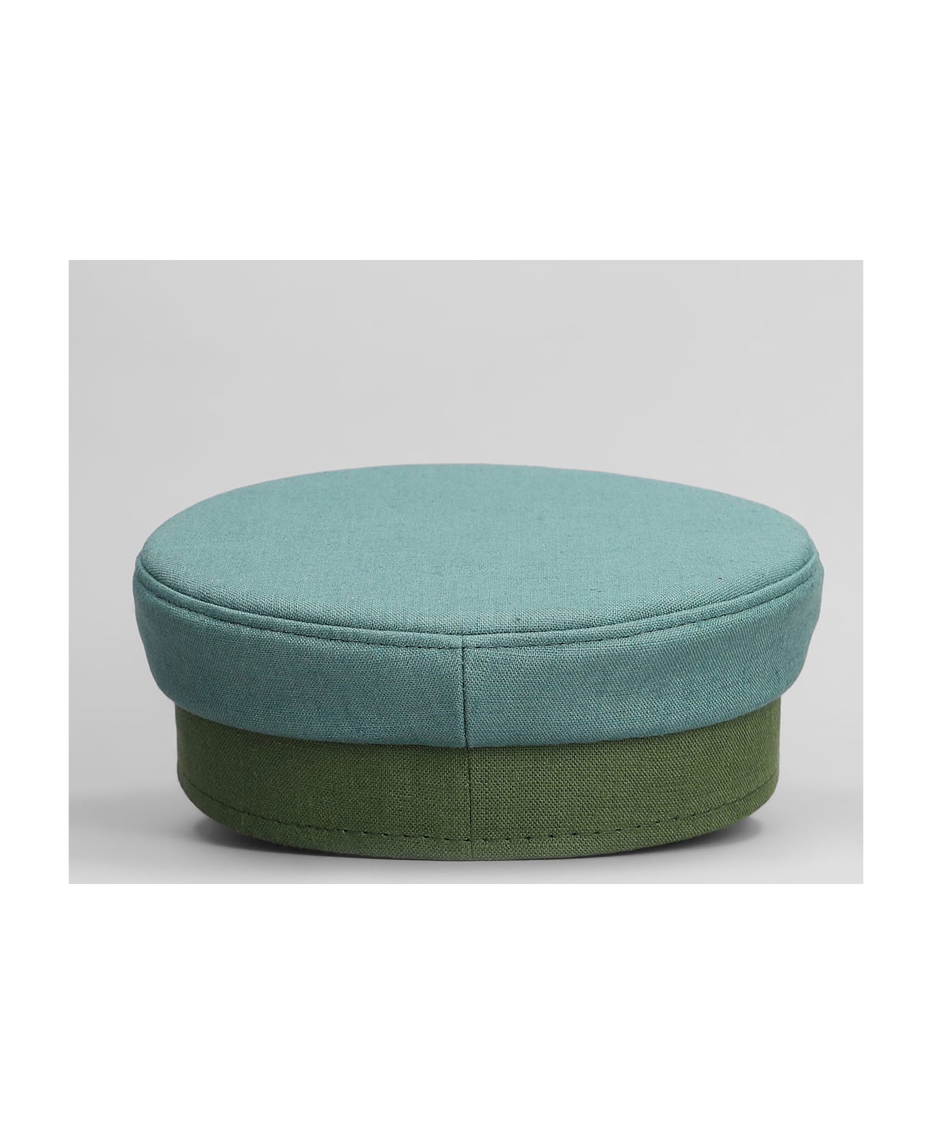 Ruslan Baginskiy Baker Boy Hats In Green Cotton - green