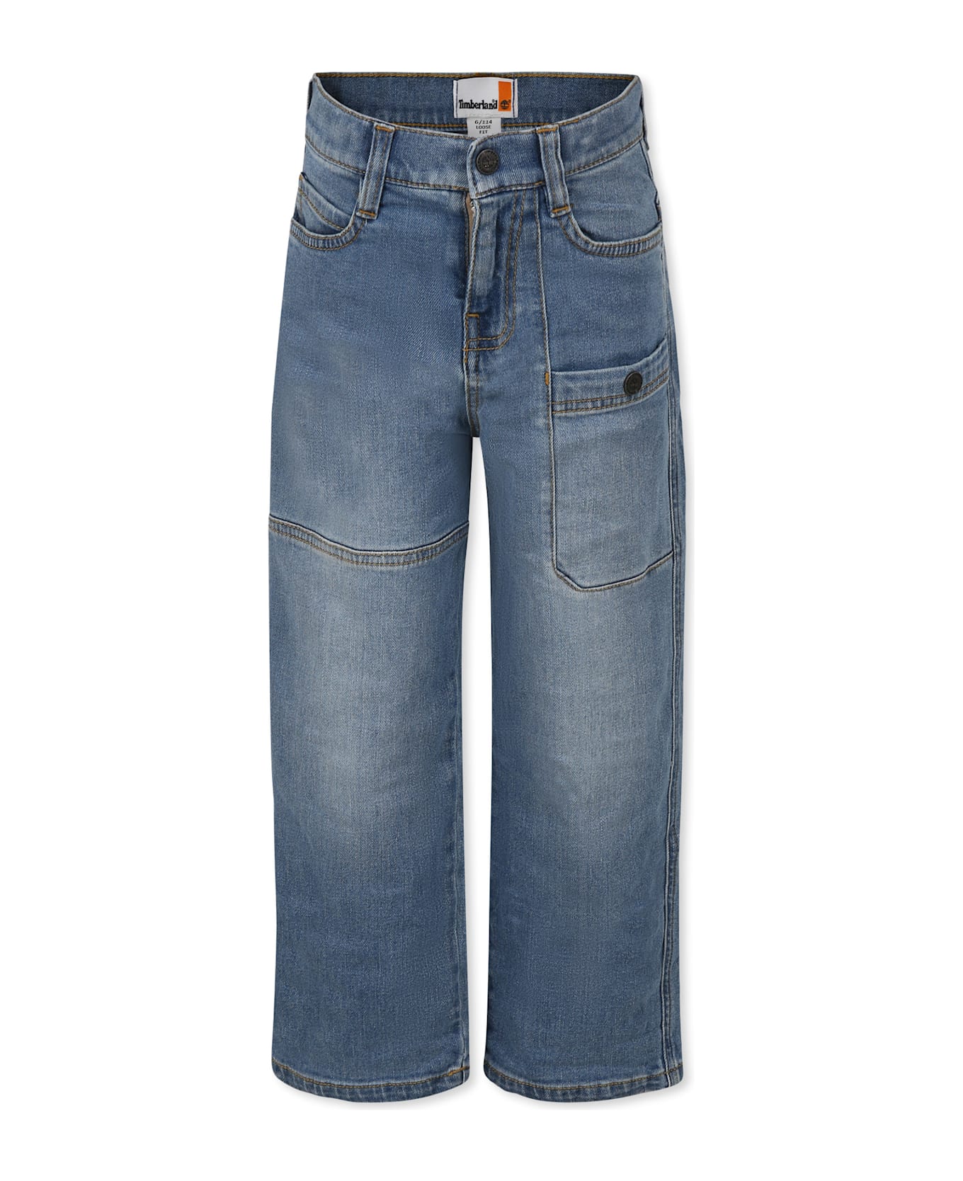 Timberland Denim Jeans For Boy With Tree - Denim