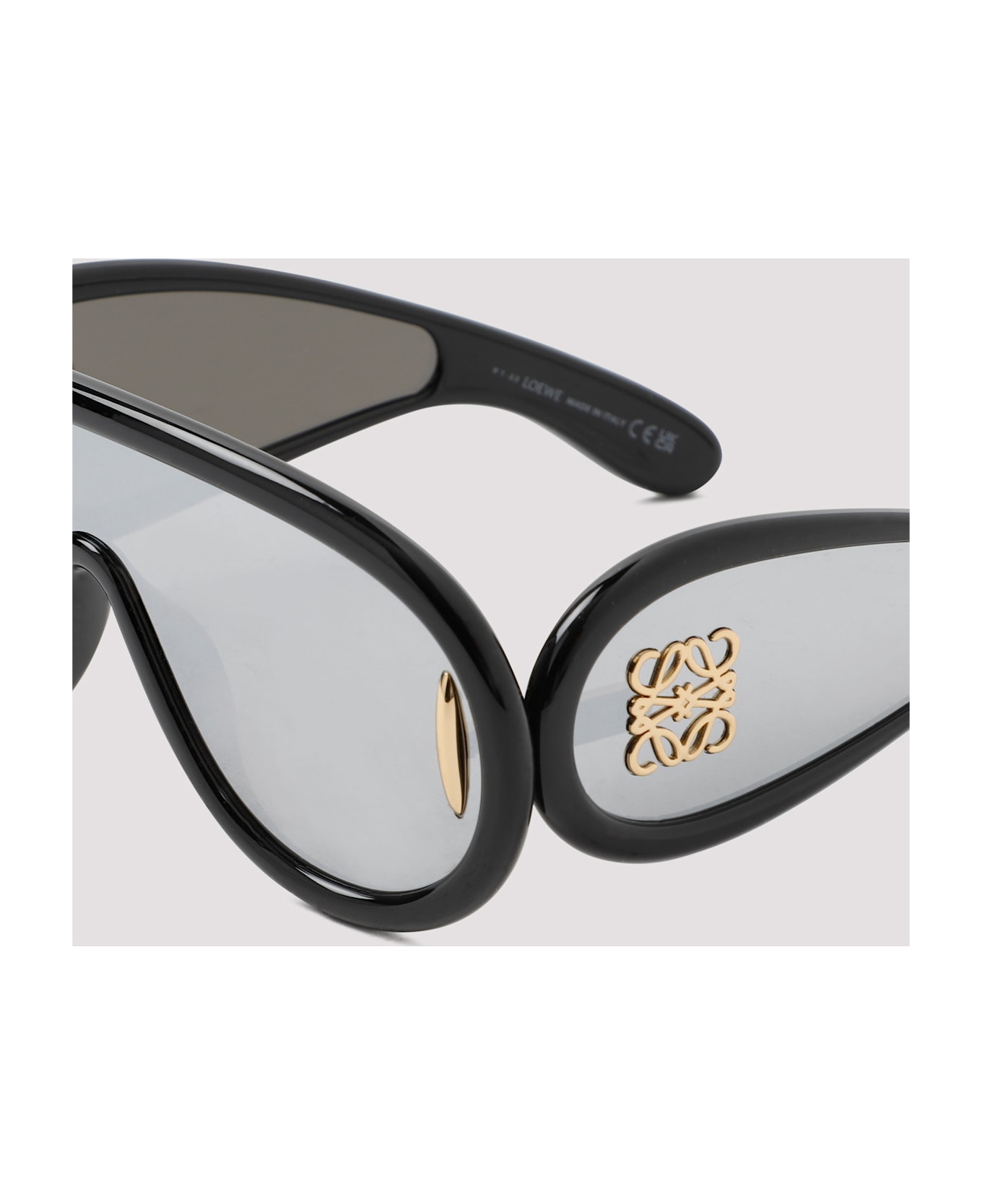 Loewe Wave Mask Sunglasses - C Black