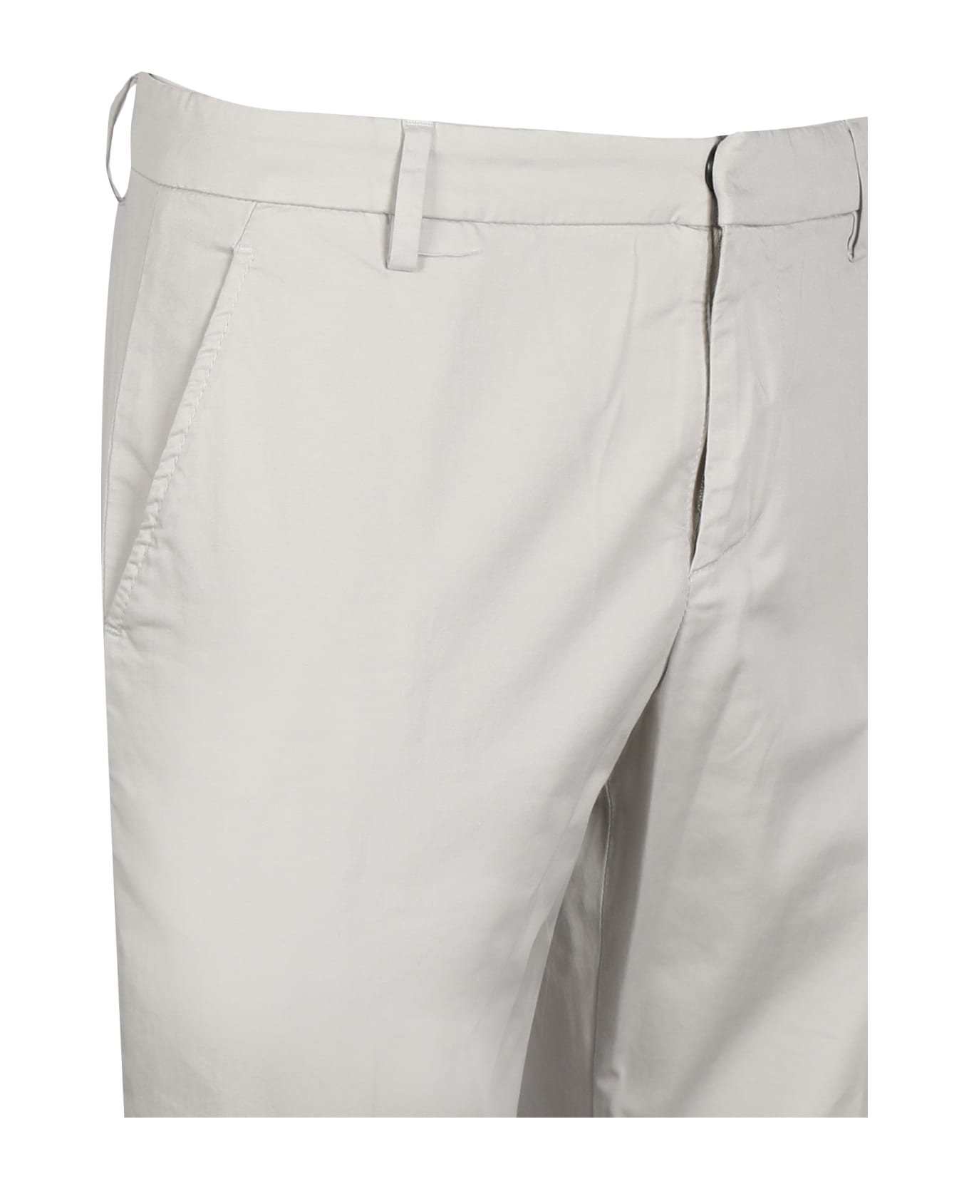 Dondup Gaubert Chino Pants In Cotton - Light grey ボトムス