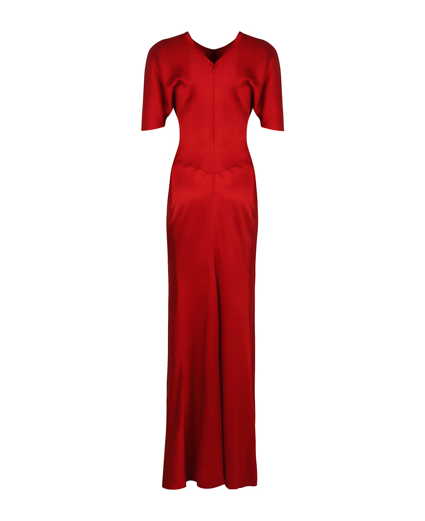 Victoria Beckham Viscose Blend Dress - red