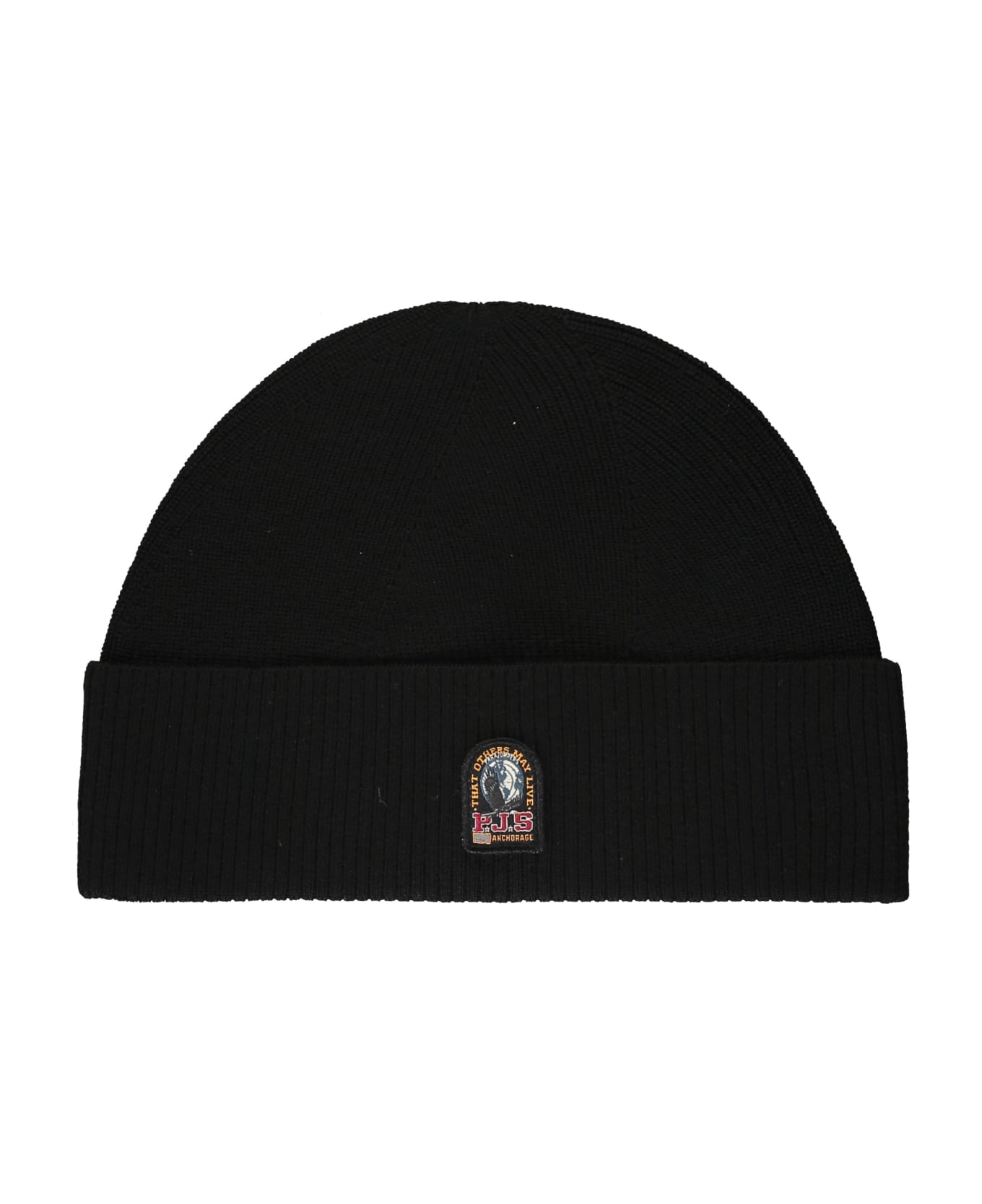 Parajumpers Ribbed Knit Beanie - black