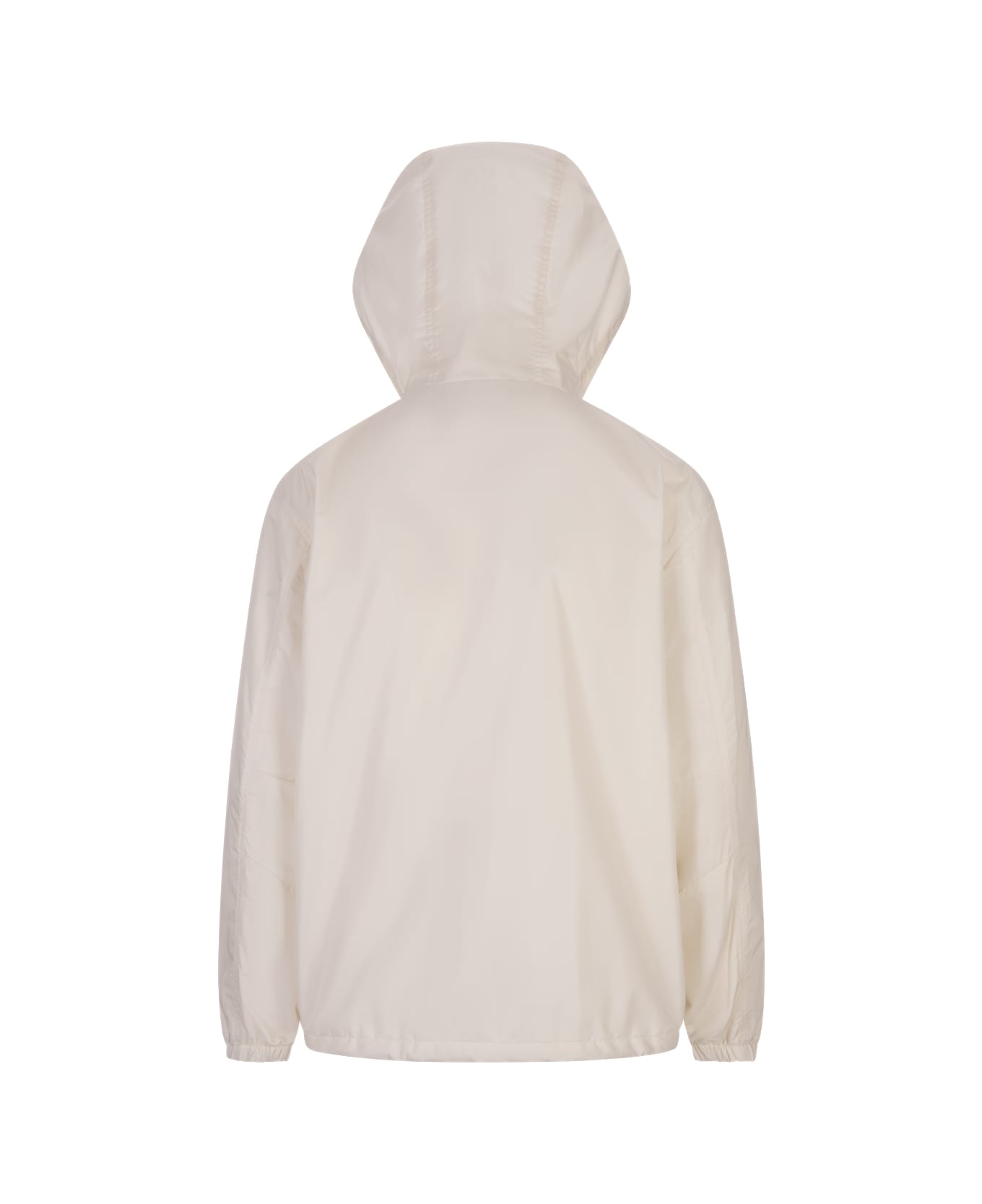 Givenchy Off White Technical Fabric Windbreaker Jacket - White