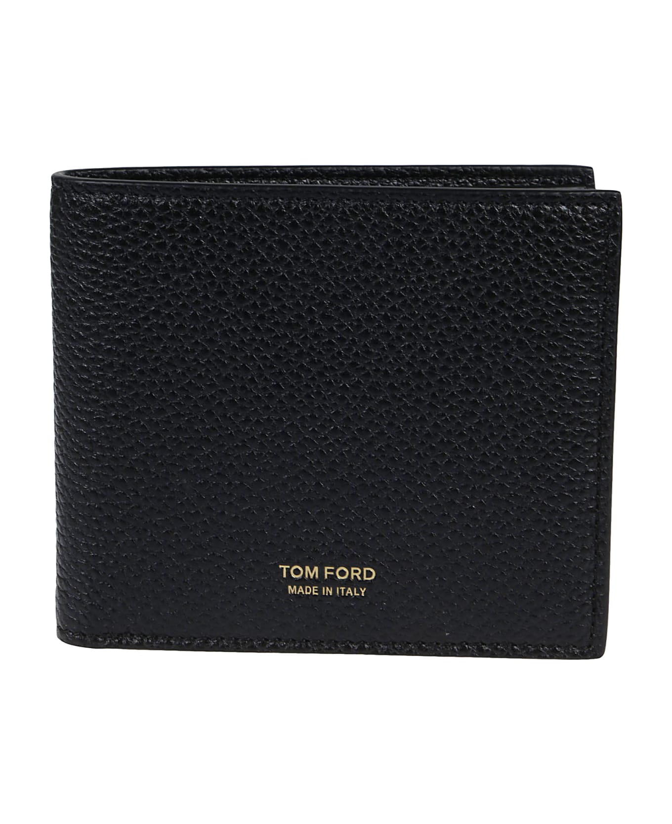 Tom Ford Logo Printed Bifold Wallet - Black