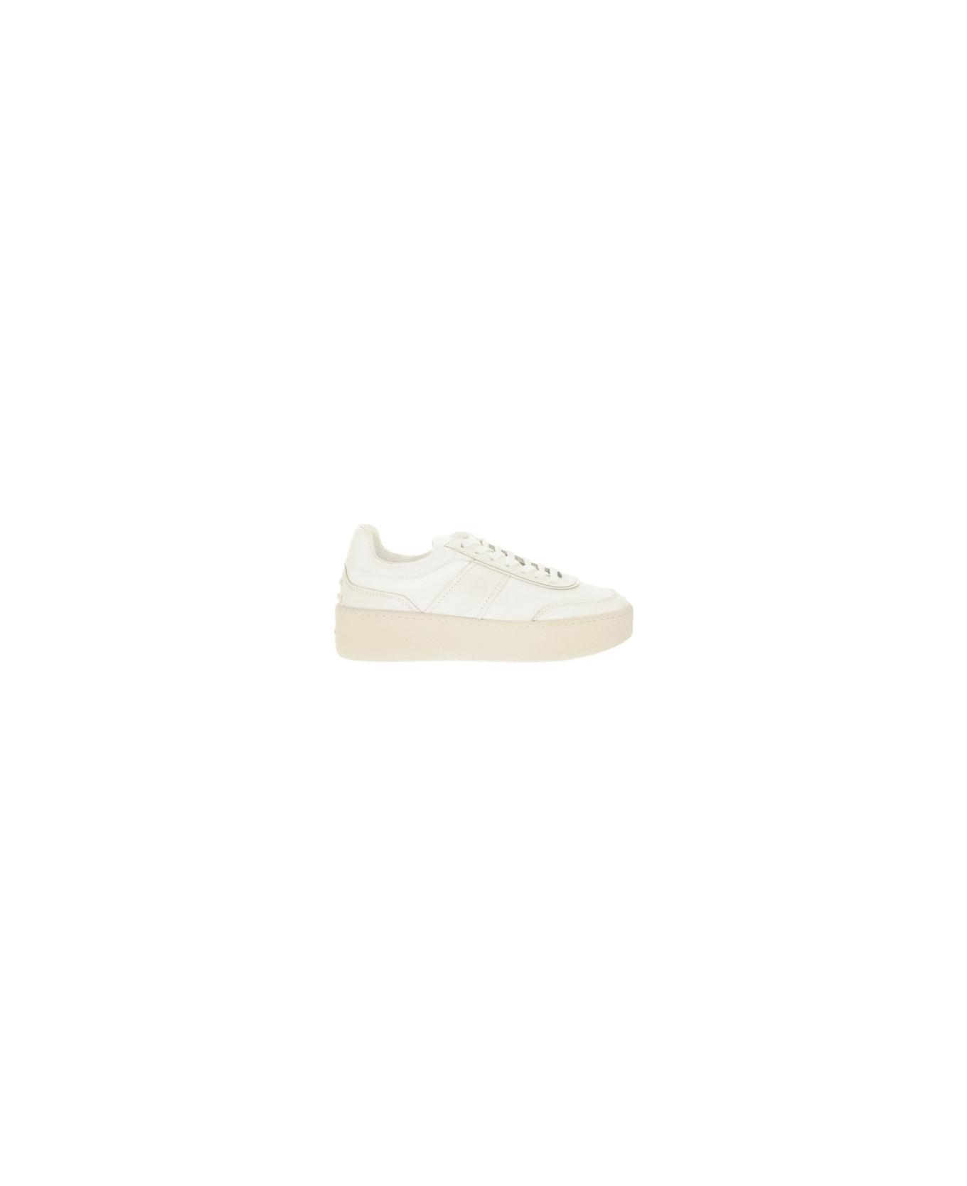 Tod's Leather Platform Sneakers - Bianco