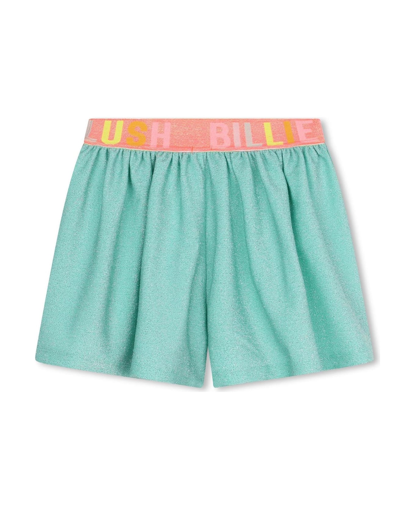Billieblush Shorts Con Applicazione Logo - Green