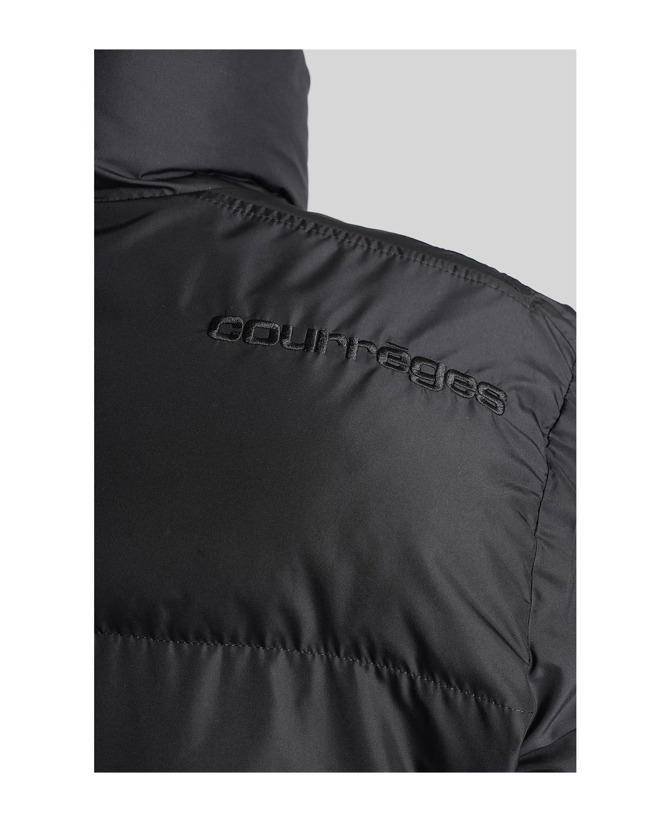 Courrèges Puffer In Black Polyester - black