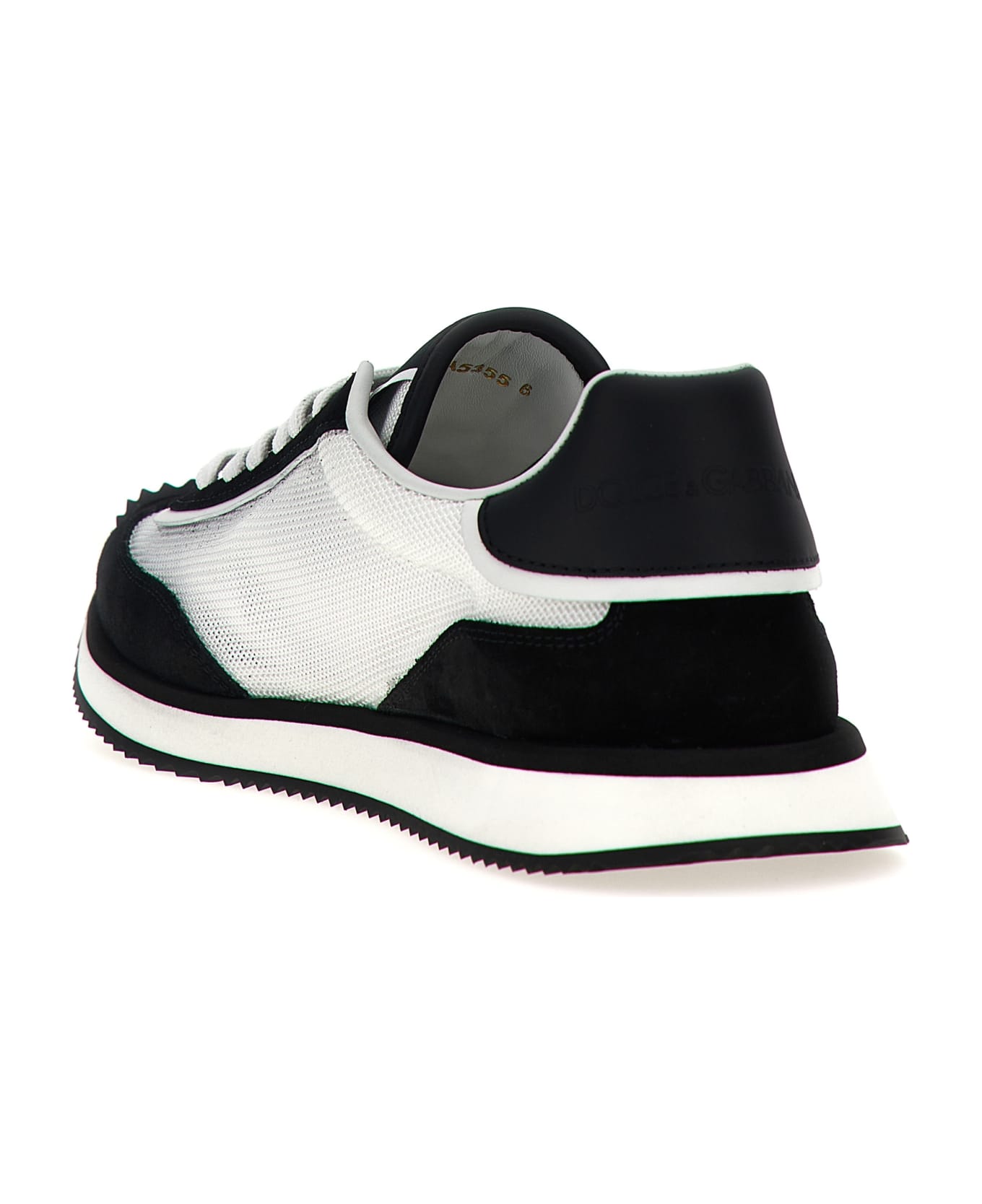 Dolce & Gabbana 'dg Cushion' Sneakers - White/Black