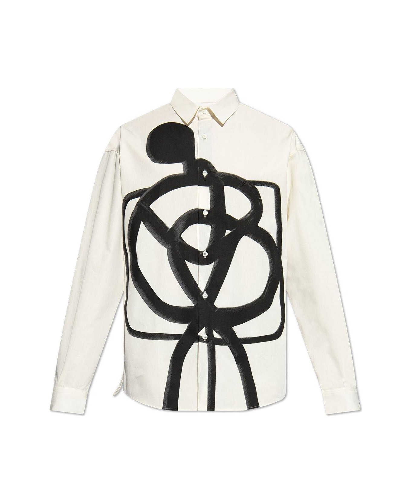 Jacquemus Spiral Figure Shirt - WHITE