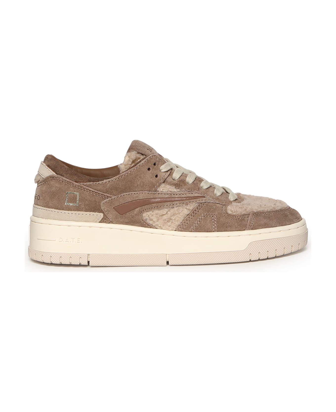 D.A.T.E. Torneo Teddy Sneakers - Beige