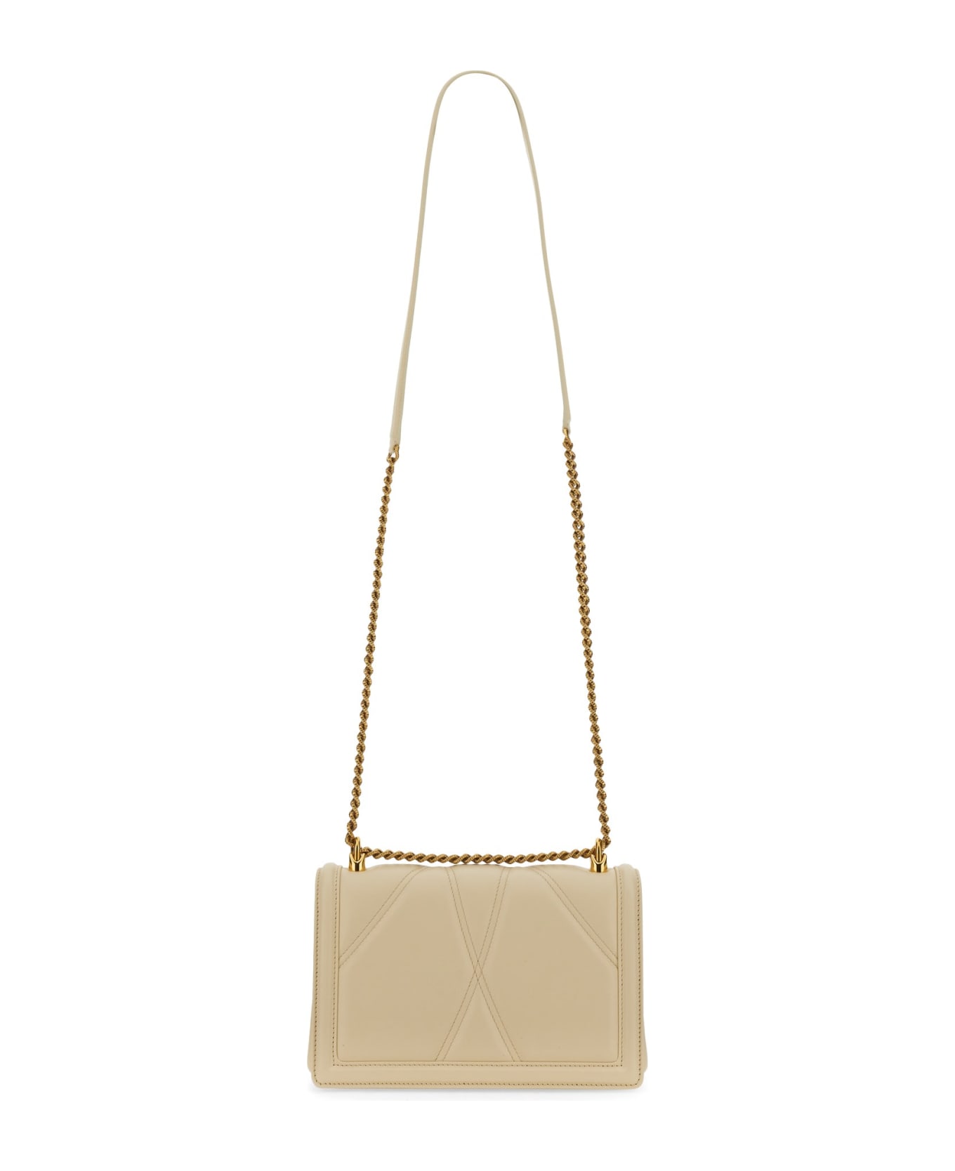 Dolce & Gabbana Devotion Shoulder Bag - Beige