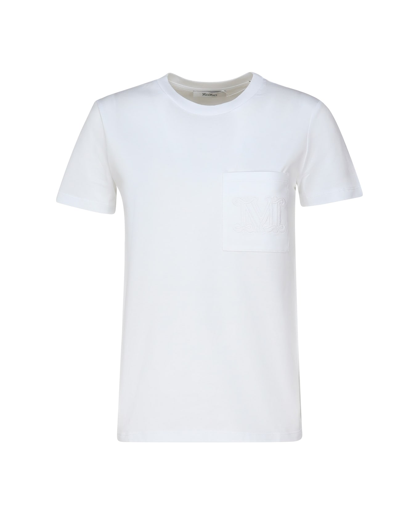 Max Mara Cotton Jersey T-shirt - WHITE