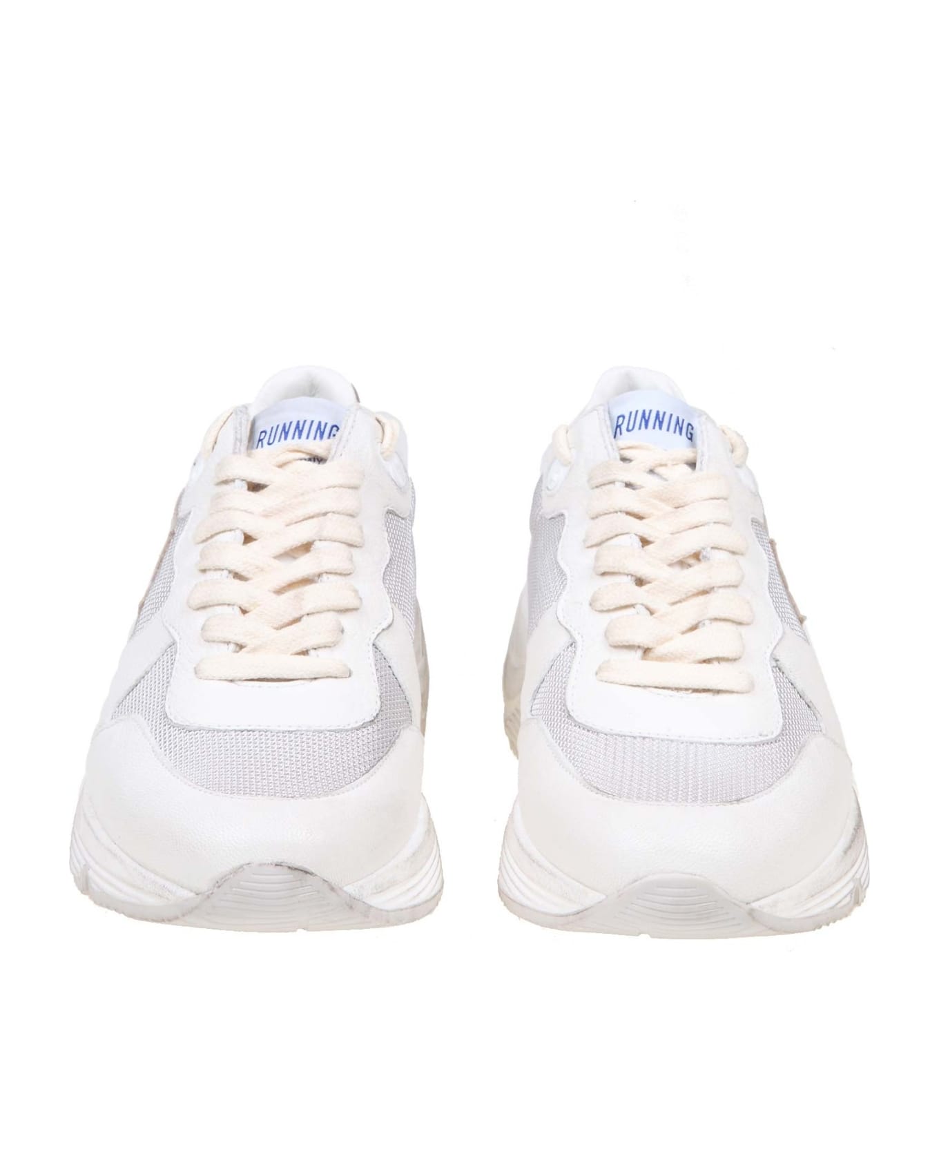 Golden Goose Sneakers Running Sole In Fabric And Leather