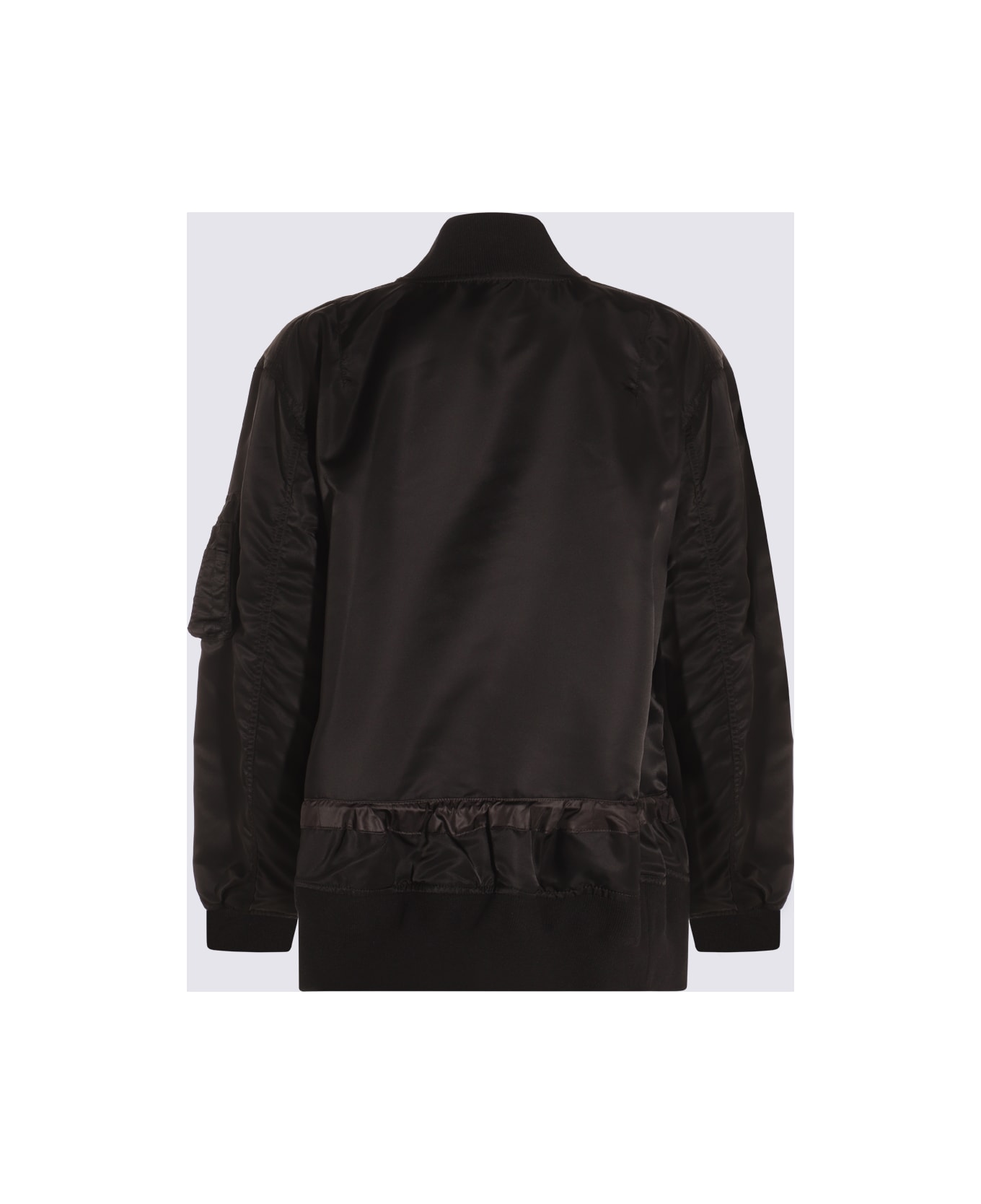 Sacai Black Nylon Casual Jacket - Black
