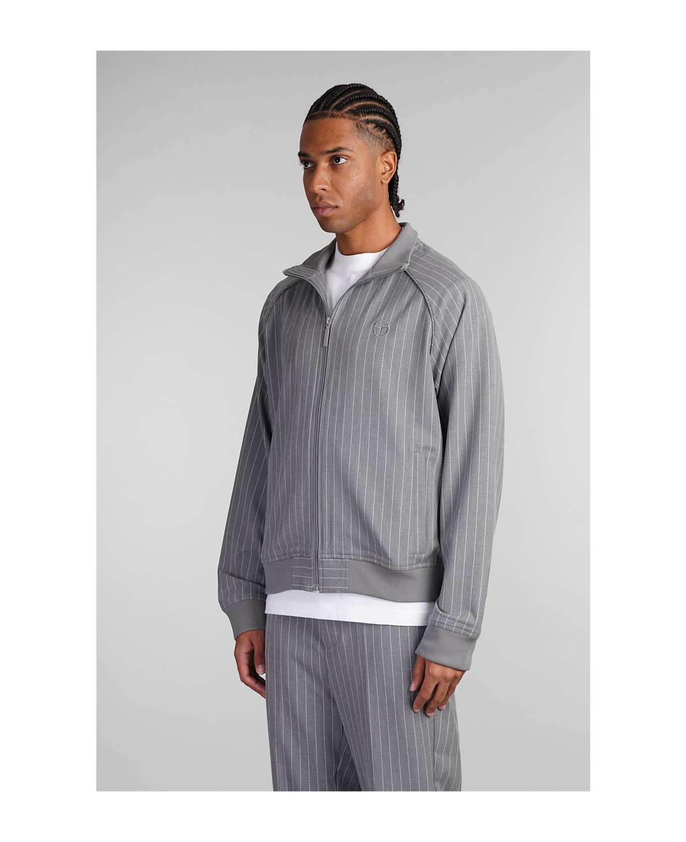 Sergio Tacchini Sweatshirt In Grey Polyester - grey