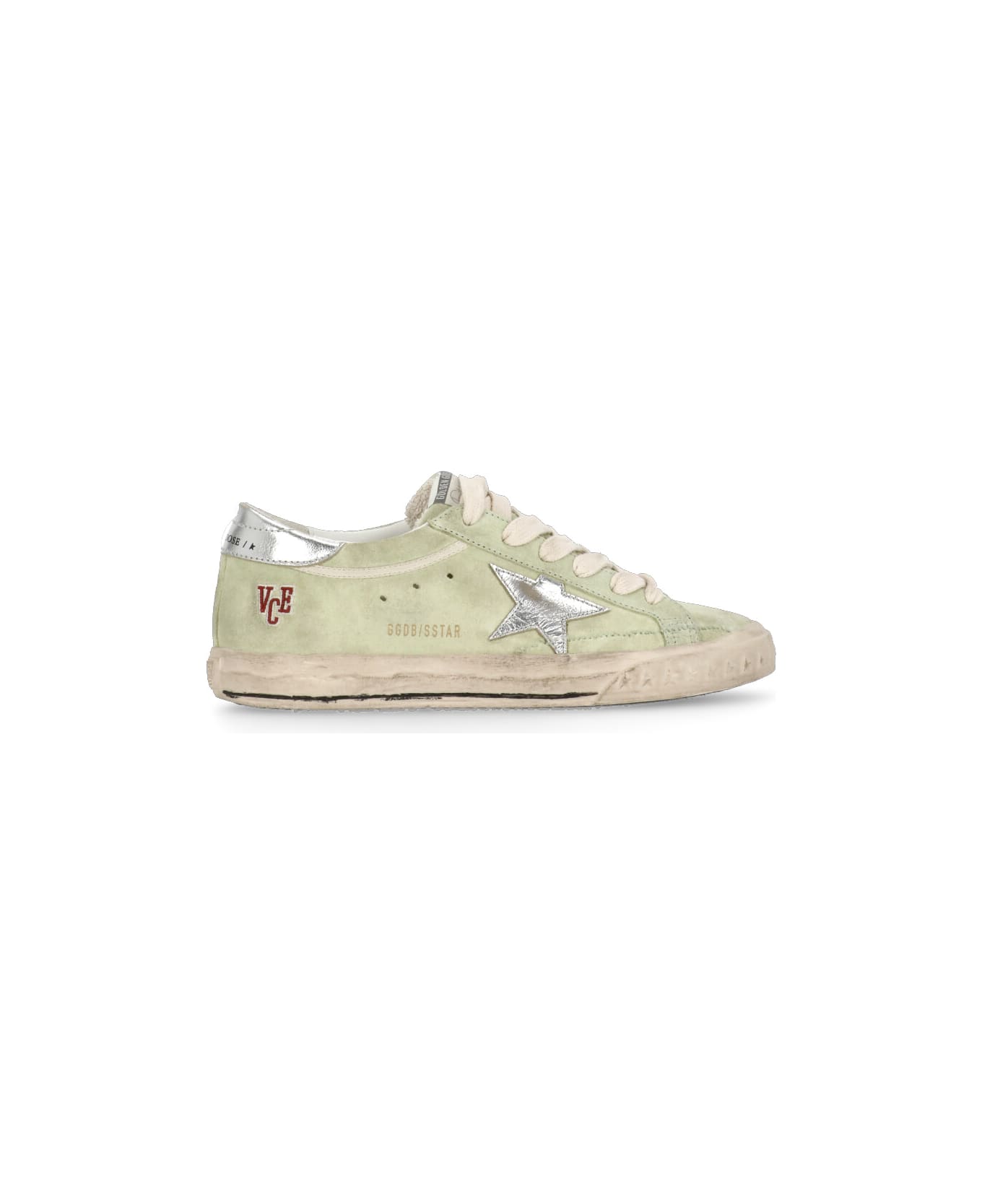 Golden Goose Super Star Sneakers - NILE GREEN/SILVER