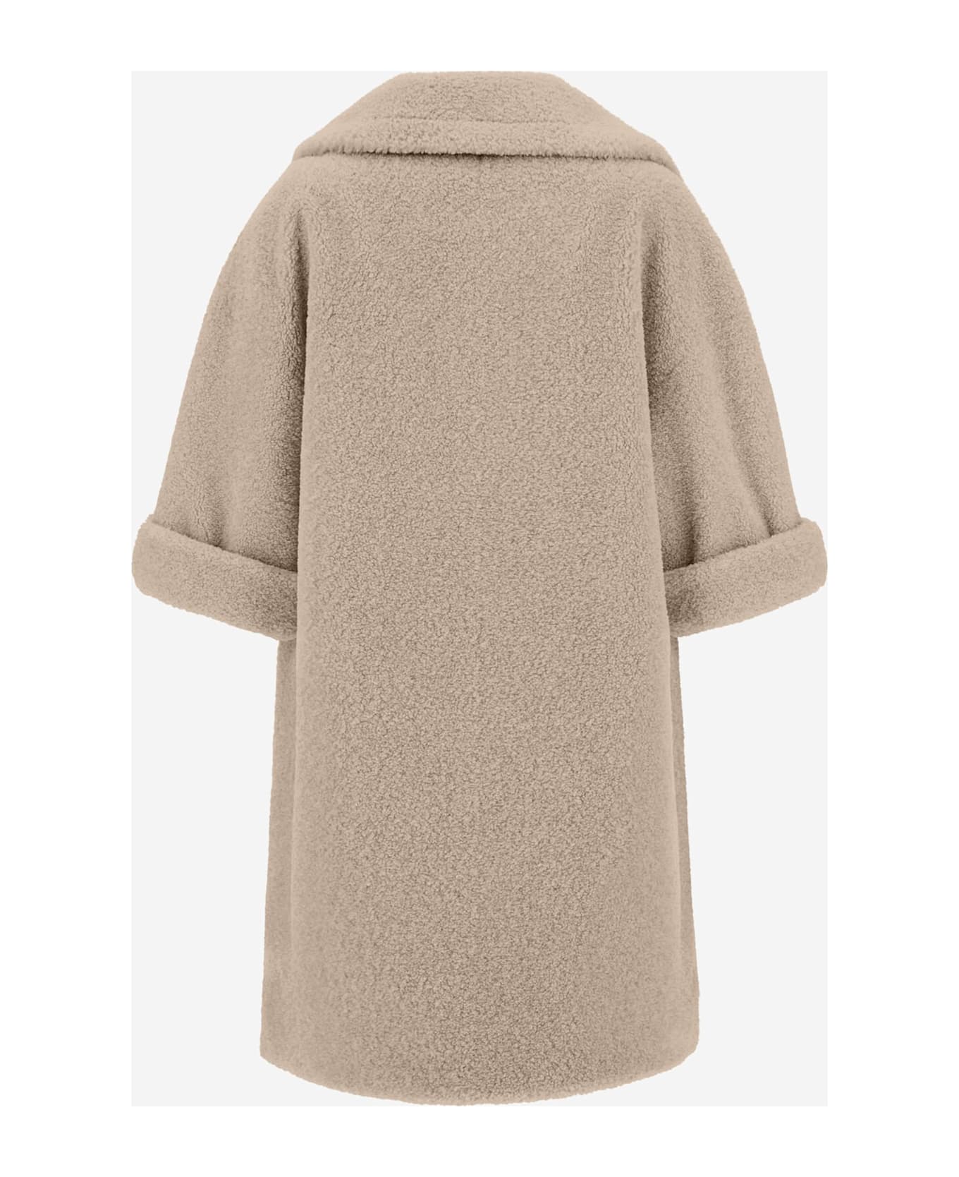 Herno Shearling Coat - Beige