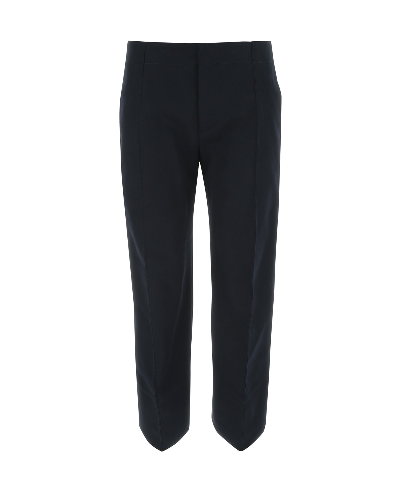Bottega Veneta Midnight Blue Cotton Cropped Cut Pant - 4020