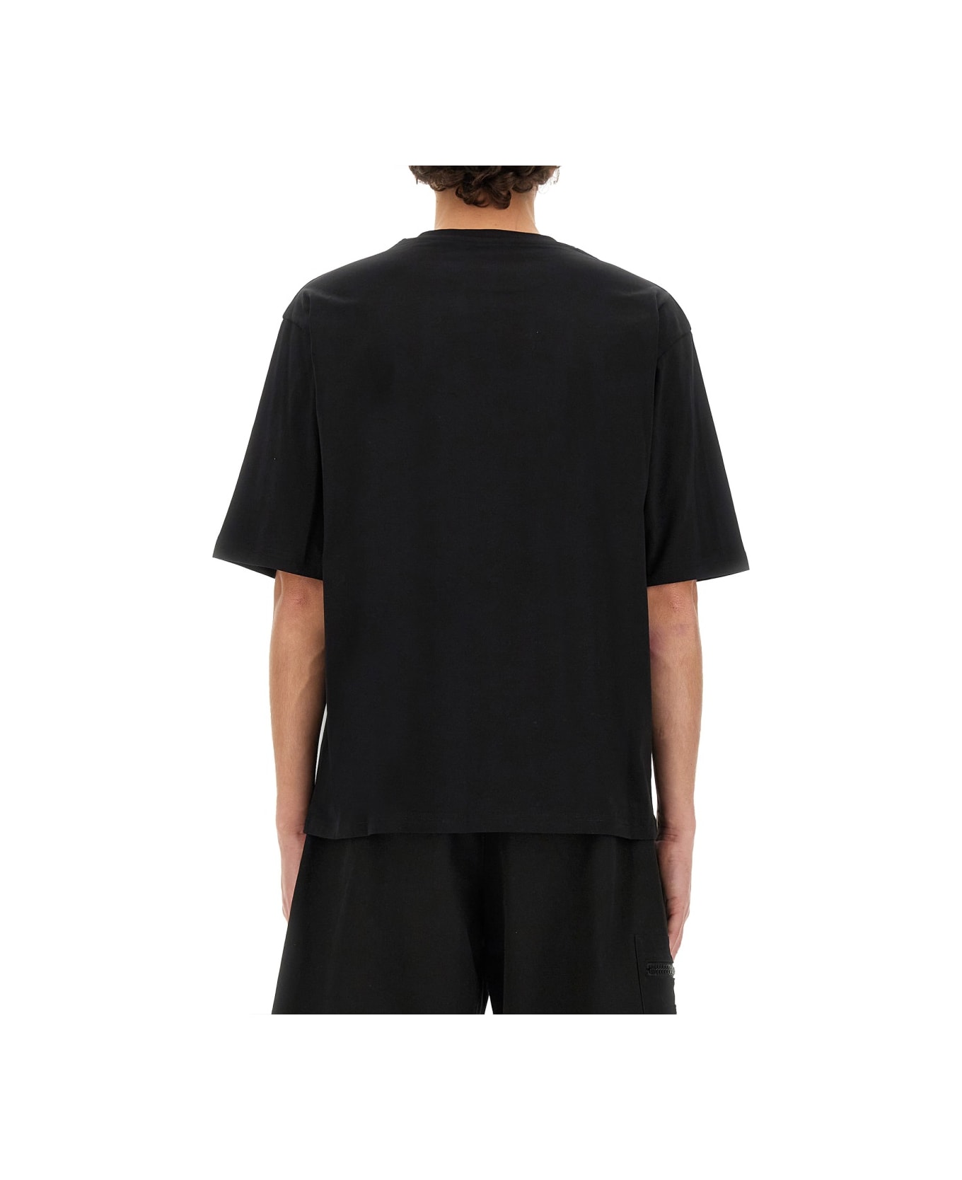 Moschino T-shirt With Logo - BLACK シャツ