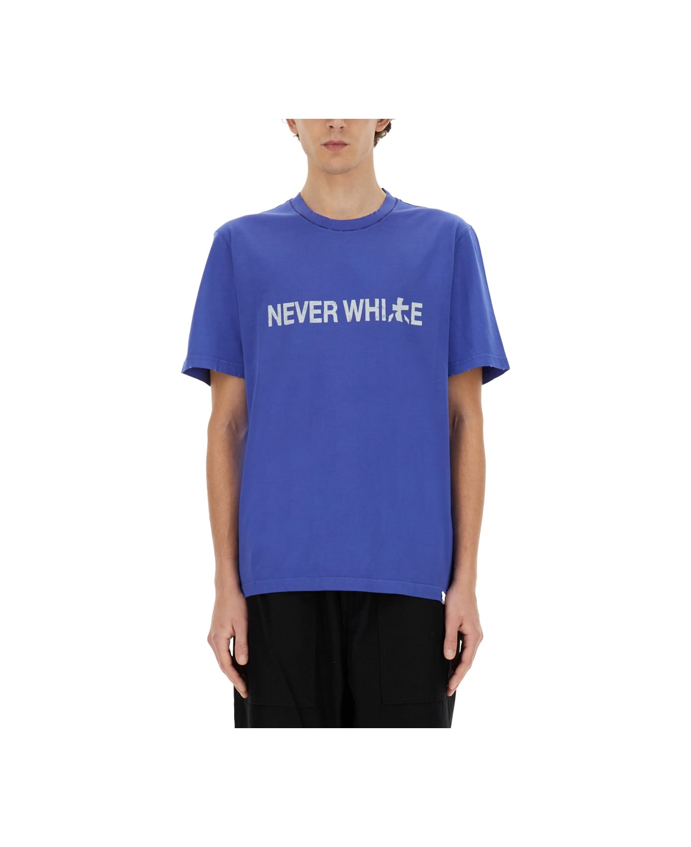 Premiata Never White T-shirt - BLUE