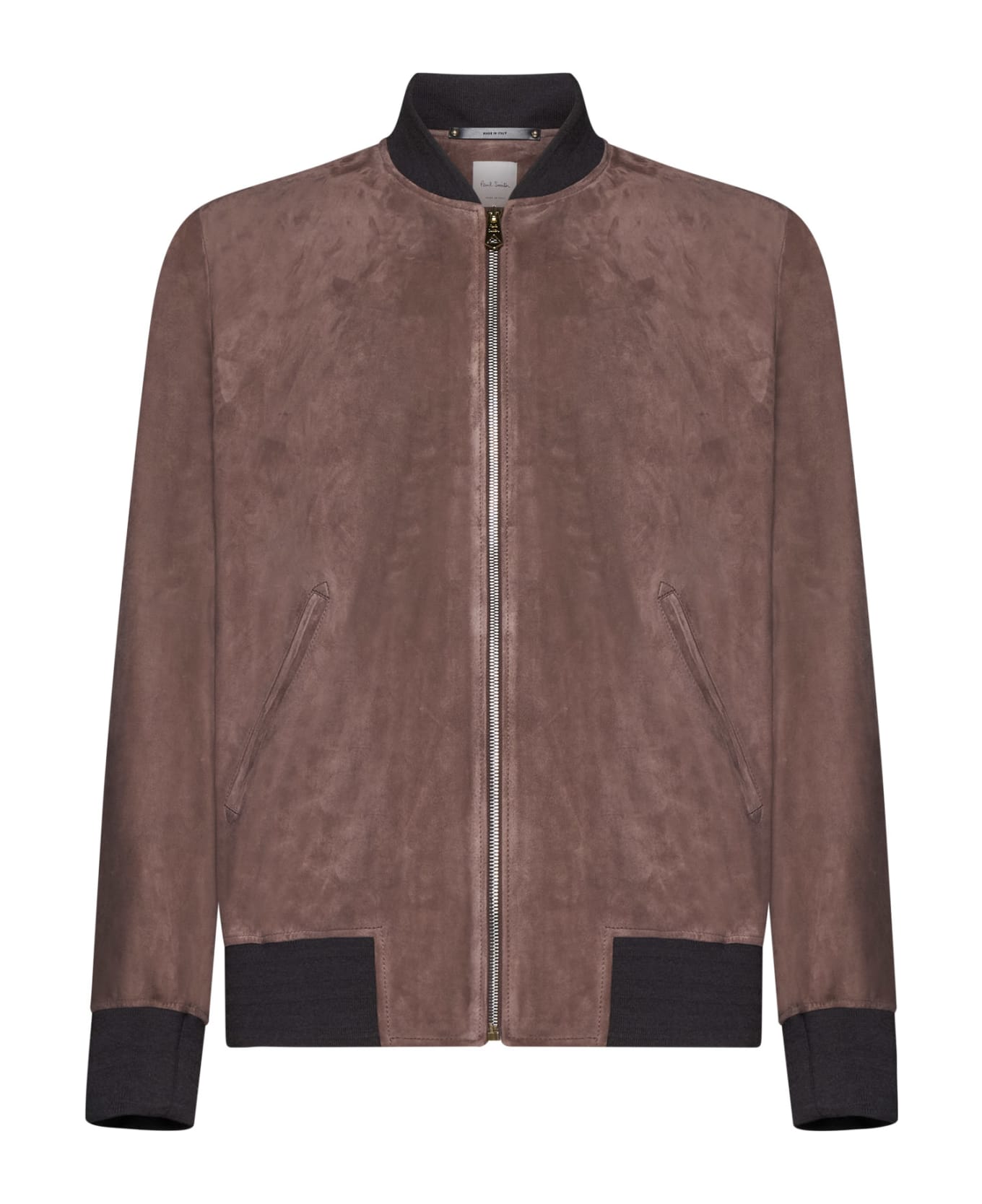 Paul Smith Suede Bomber Jacket - Brown ジャケット