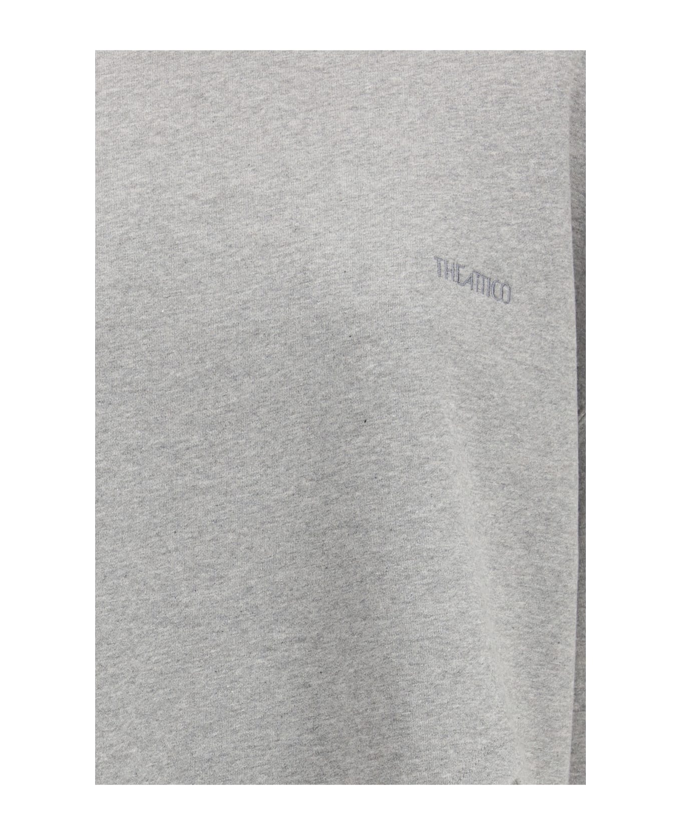 The Attico Oversized Sweater With Side Slit