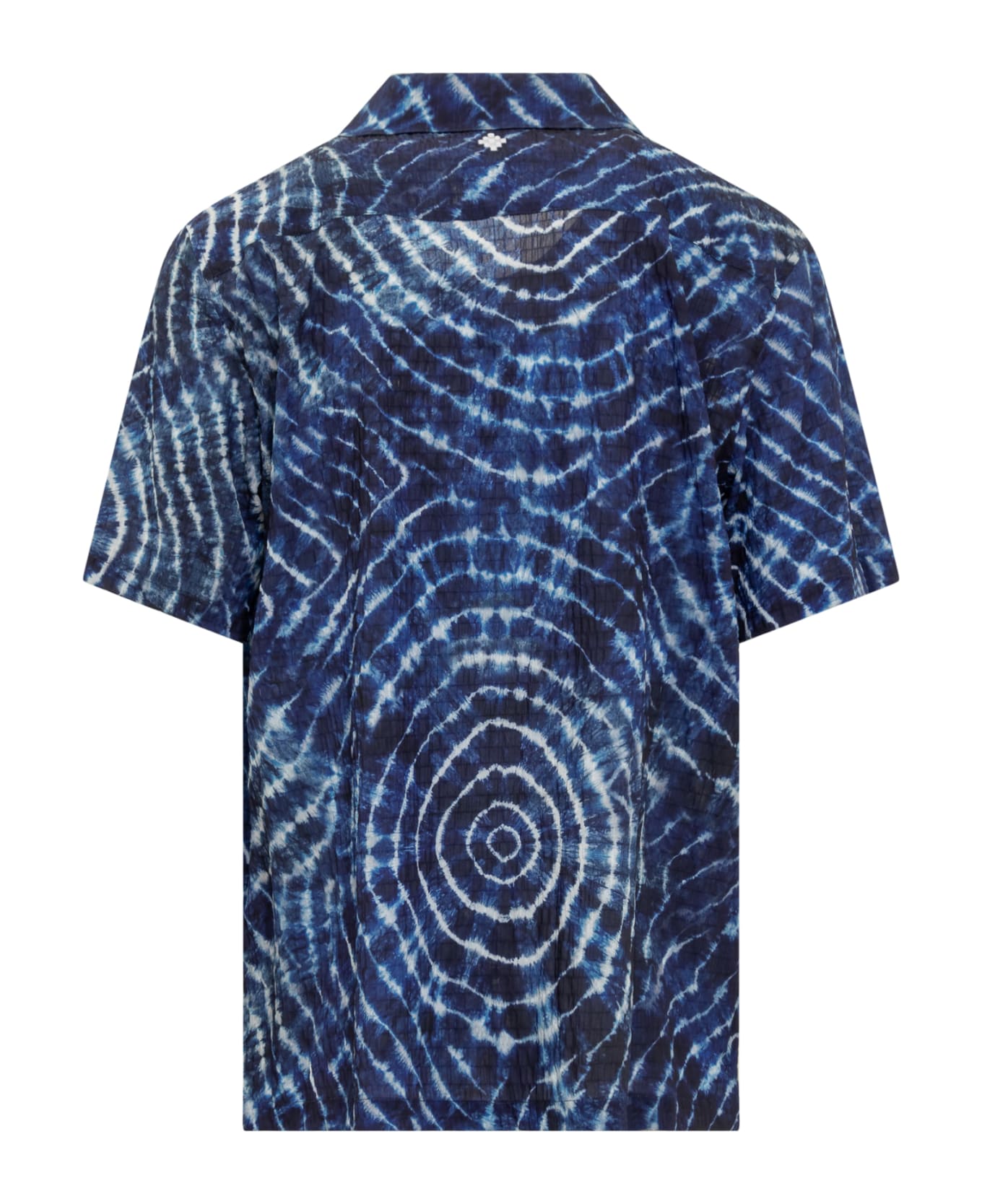 Marcelo Burlon Soundwaves Shirt - BLUE WHITE